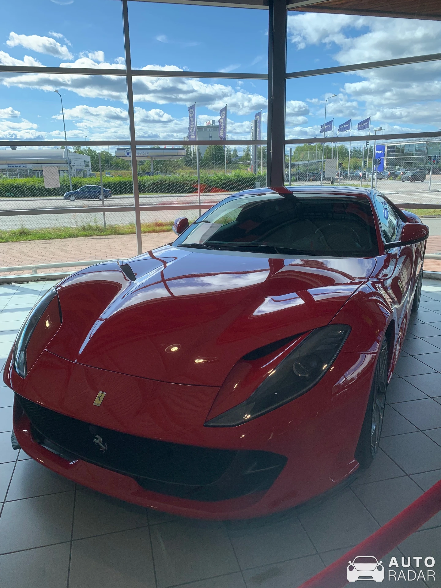 Ferrari 812 Superfast spotted in Upplands Väsby Östra, Sweden