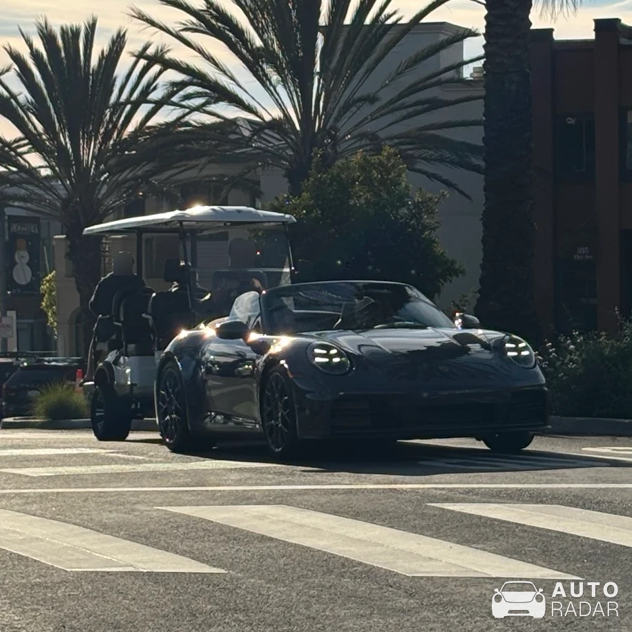 Porsche 992 Carrera Cabriolet MkI spotted in Hermosa Beach, United States