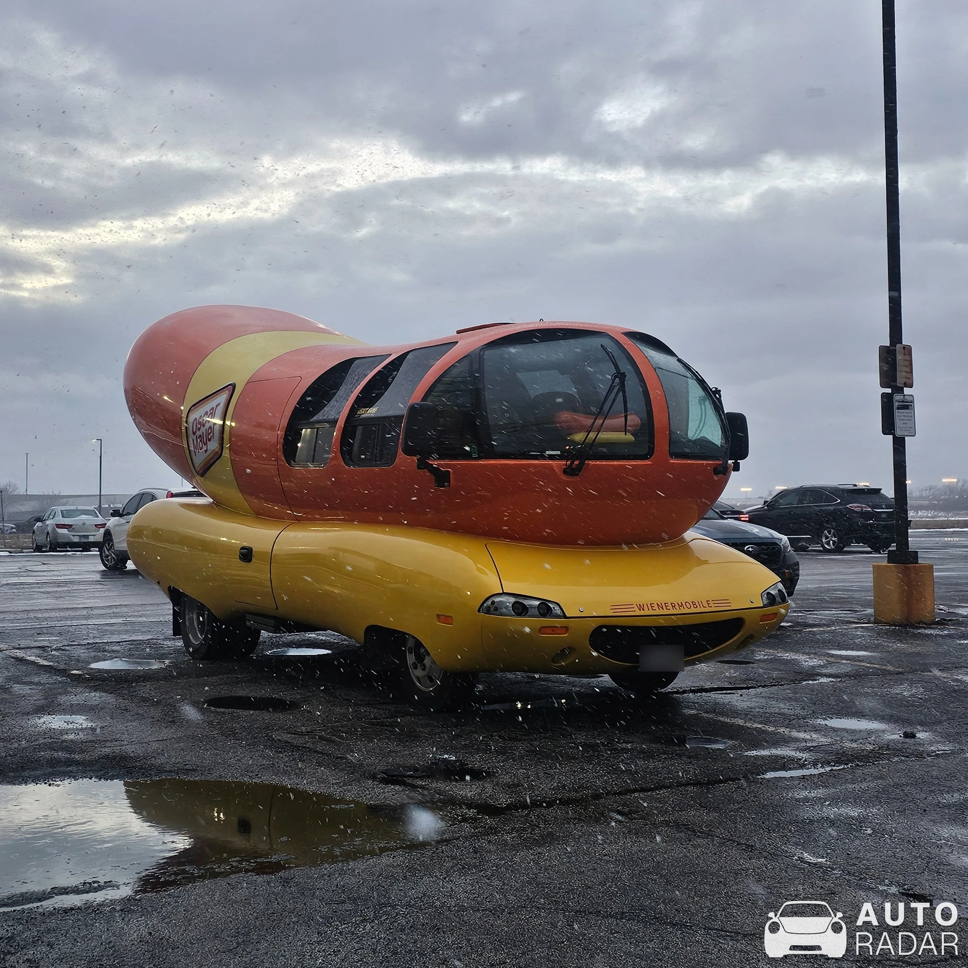 Oscar Mayer Wienermobile spotted in Rosemont, United States