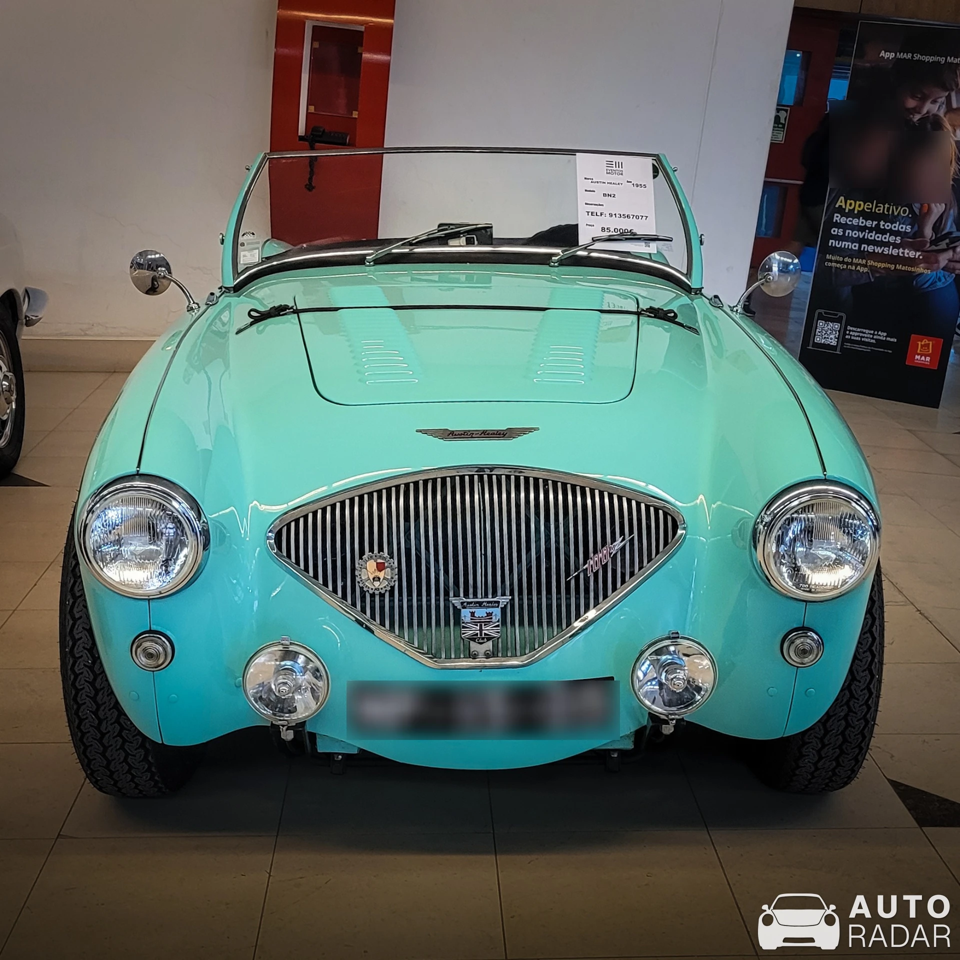 Austin-Healey 100 BN2 spotted in Matosinhos