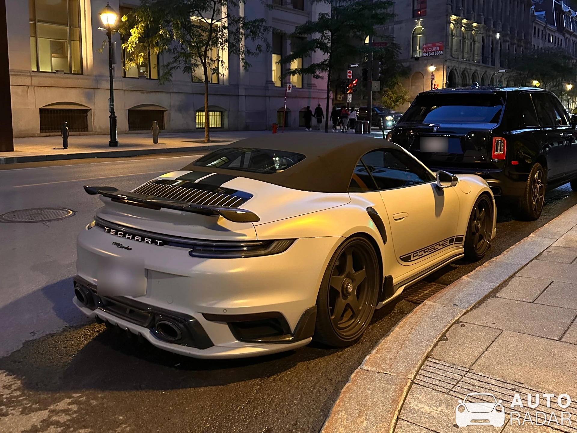 Porsche TechArt 992 GTstreet R Cabriolet spotted in Montréal