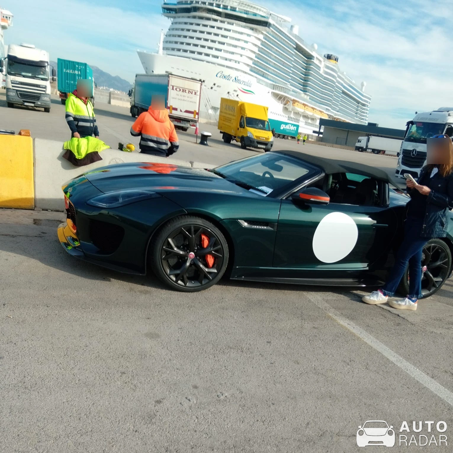 Jaguar F-Type R75 Coupé spotted in Barcelona, Spain