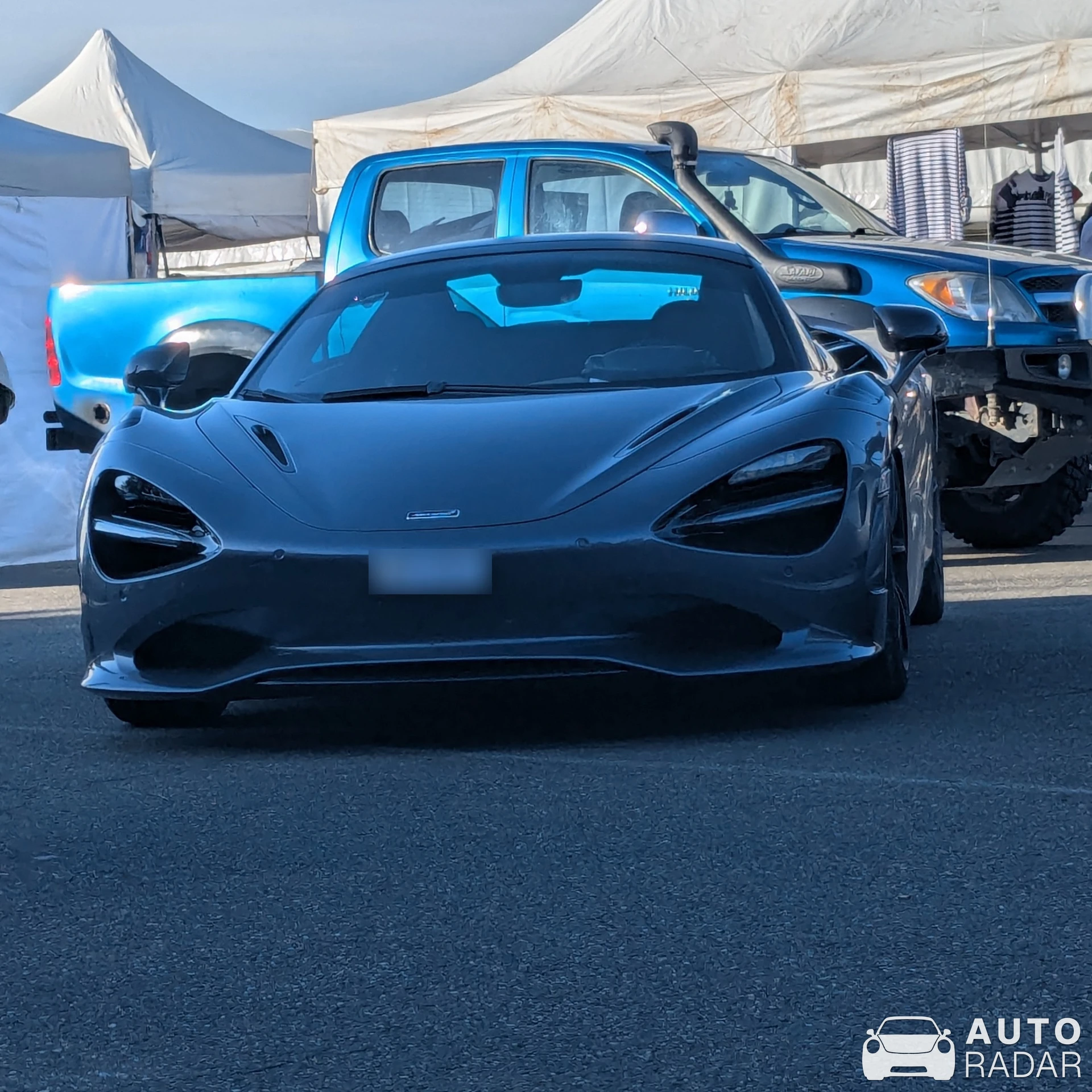McLaren 750S Spider spotted in Nogaro