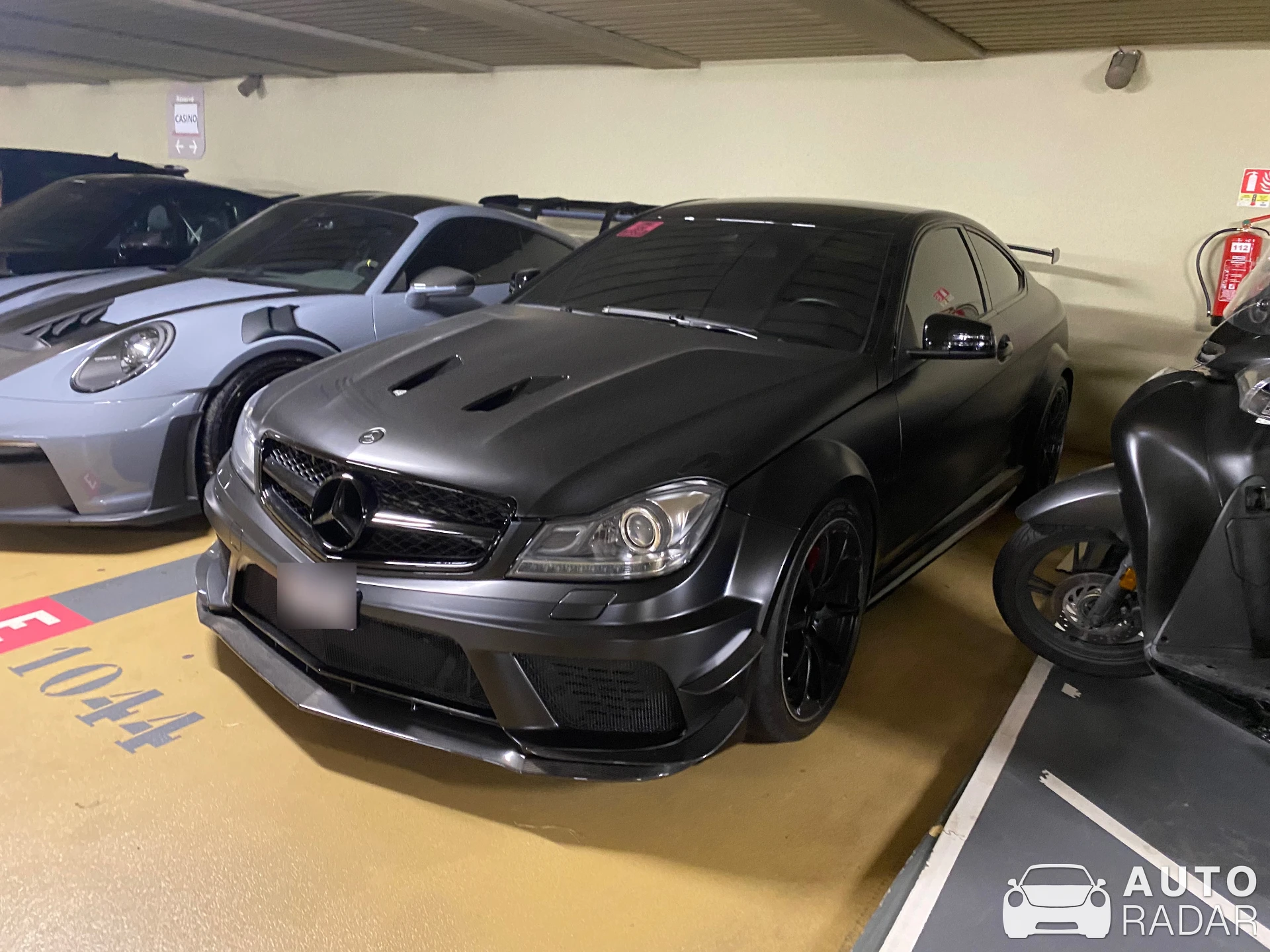 Mercedes-Benz MKB Inden Design C 63 AMG W204 2012 Black Series spotted in Monaco