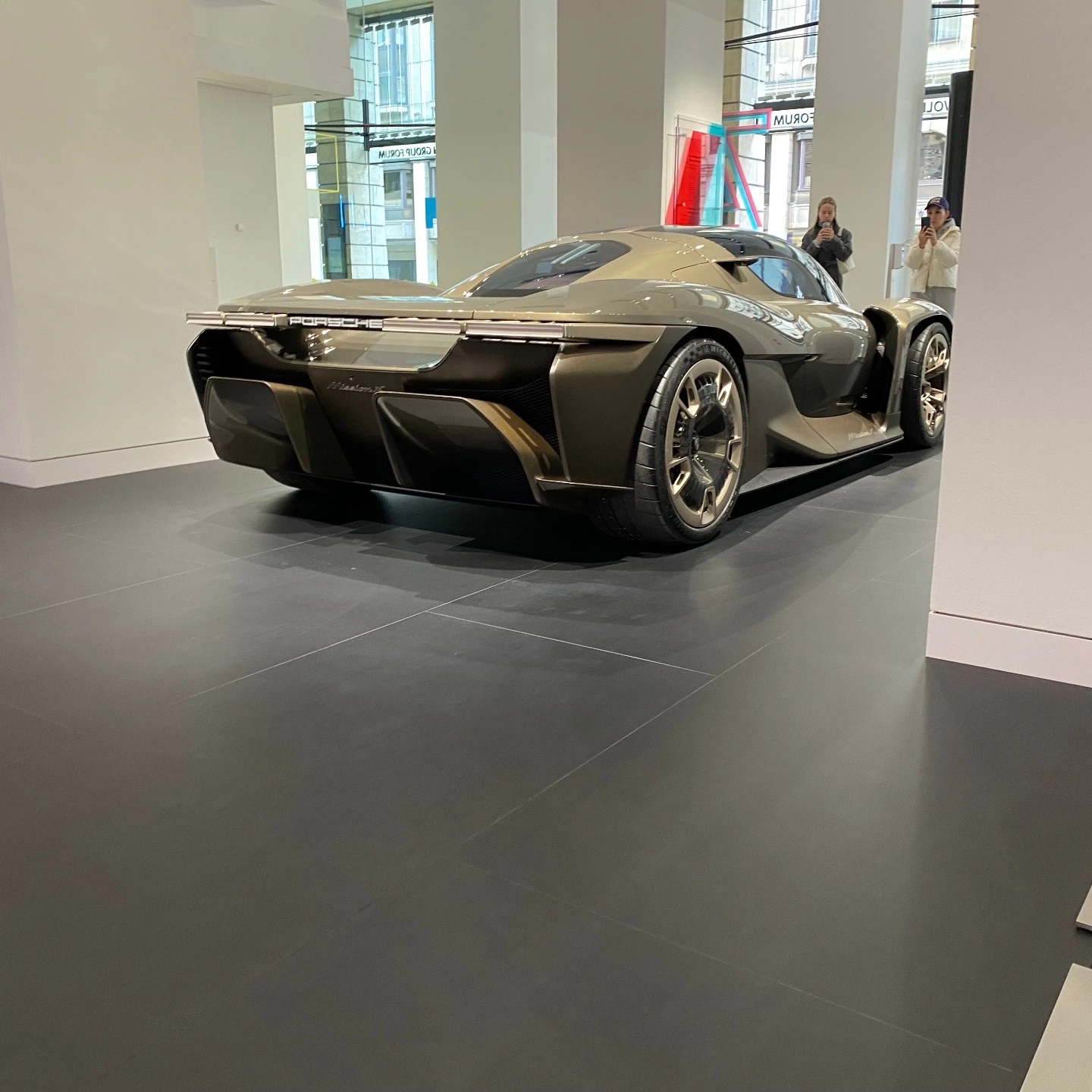 Porsche Mission X spotted in Berlijn, Duitsland