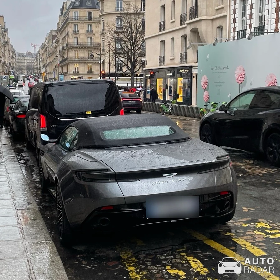 Aston Martin DB11 spotted in Paris, France