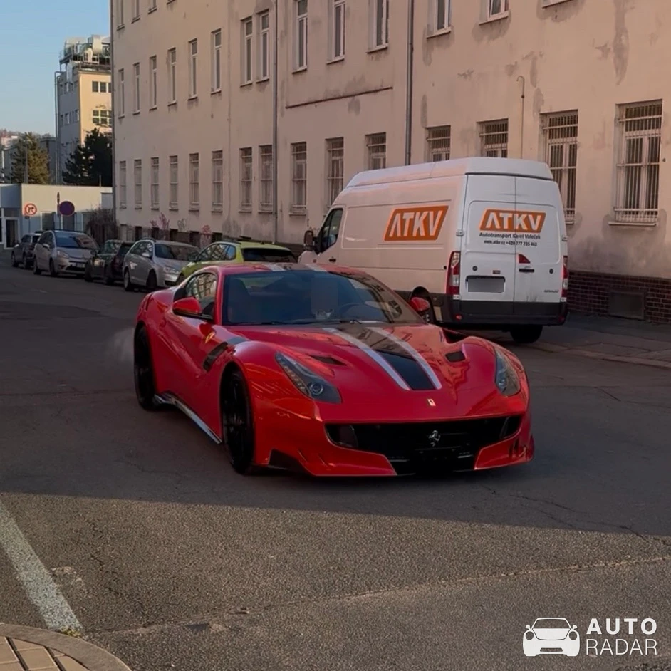 Ferrari F12tdf spotted in Praha-Klánovice, Czechia