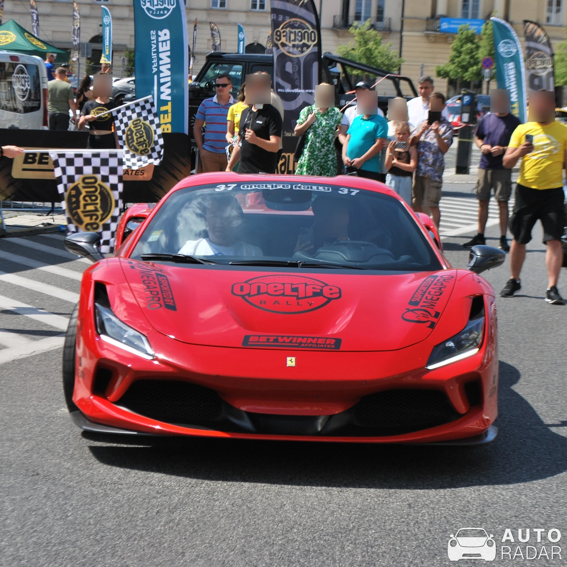 Ferrari F8 Spider spotted in Warszawa, Poland