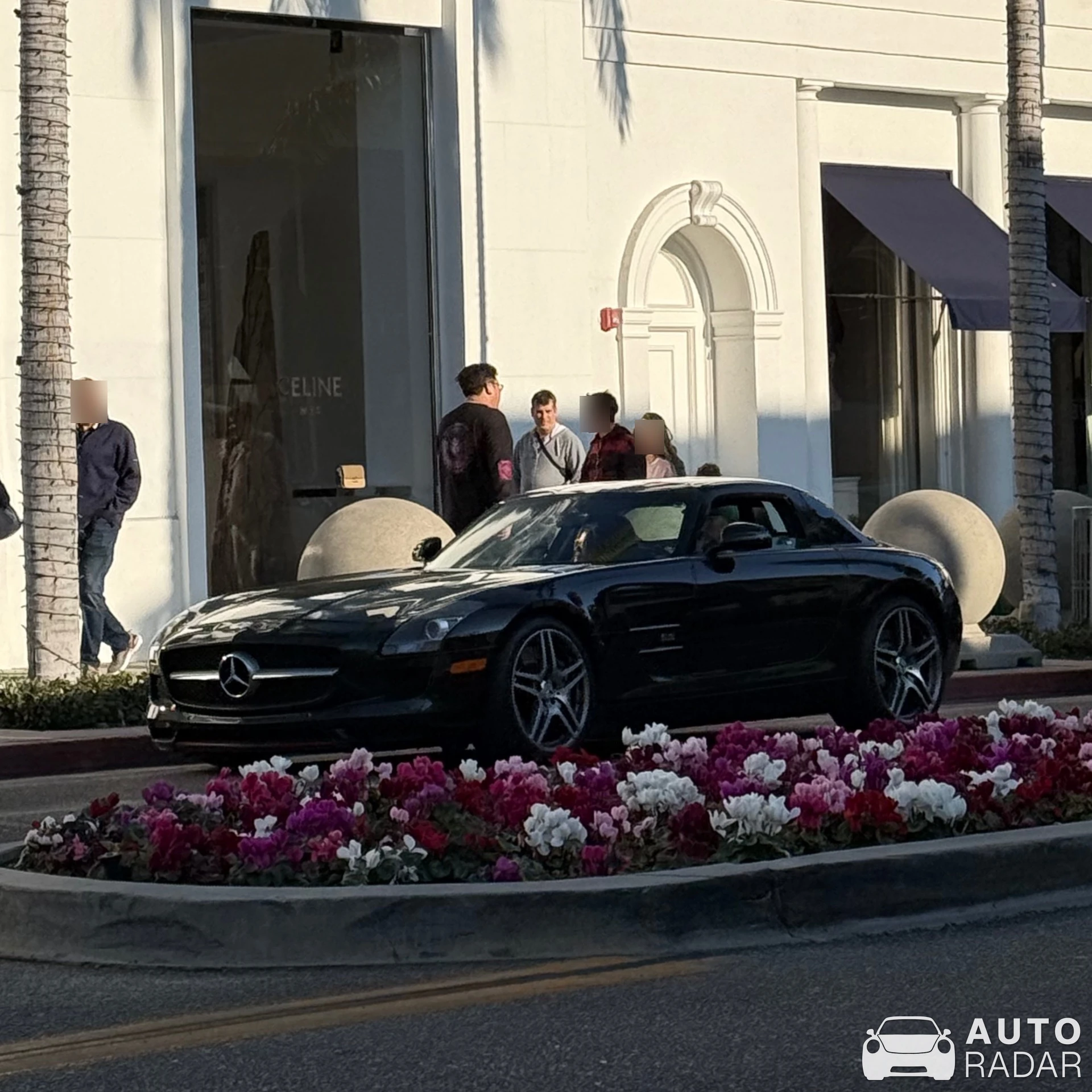Mercedes-Benz SLS AMG spotted in Beverly Hills, United States