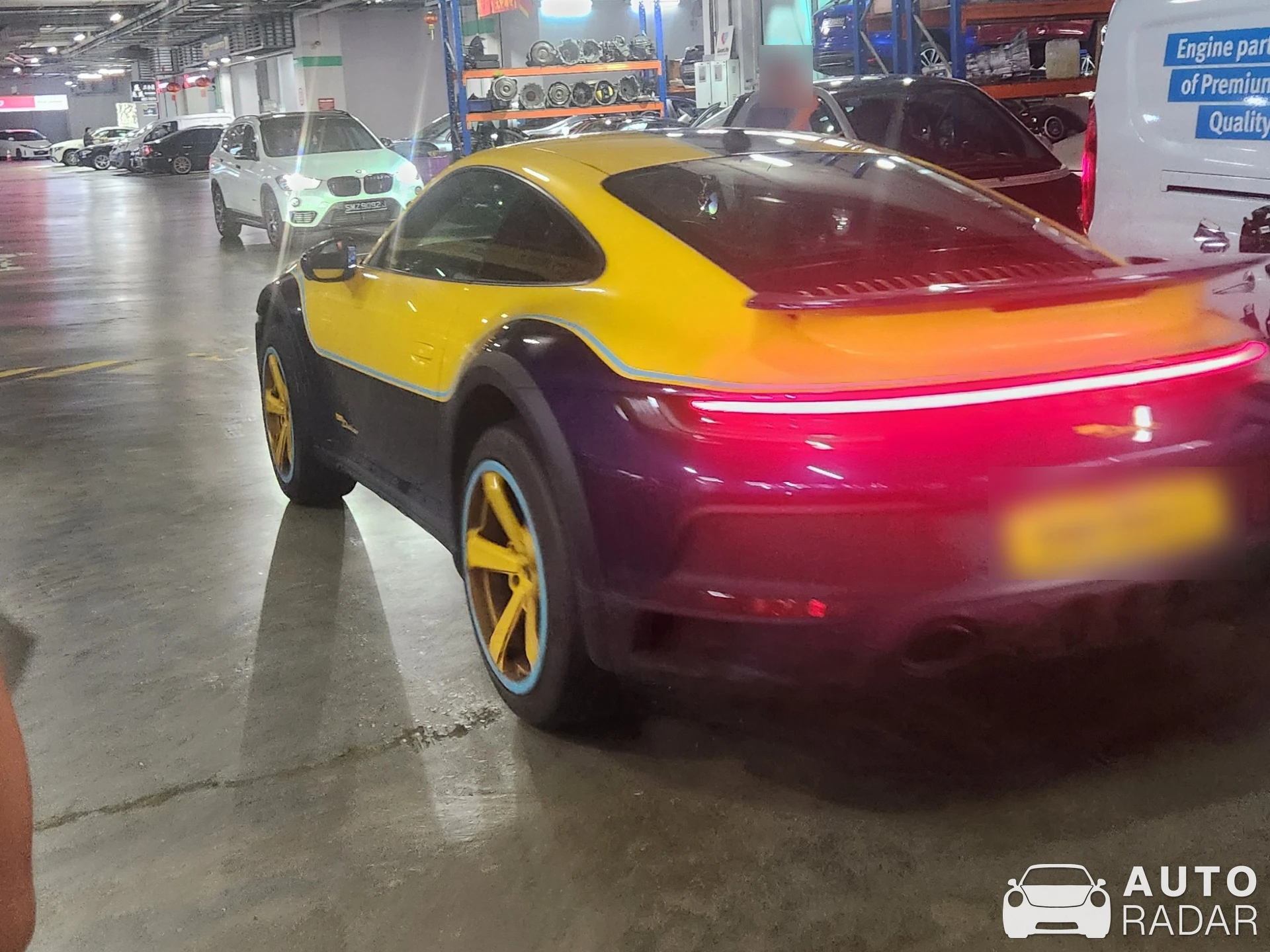 Porsche 992 Dakar Sonderwunsch Special spotted in Singapore