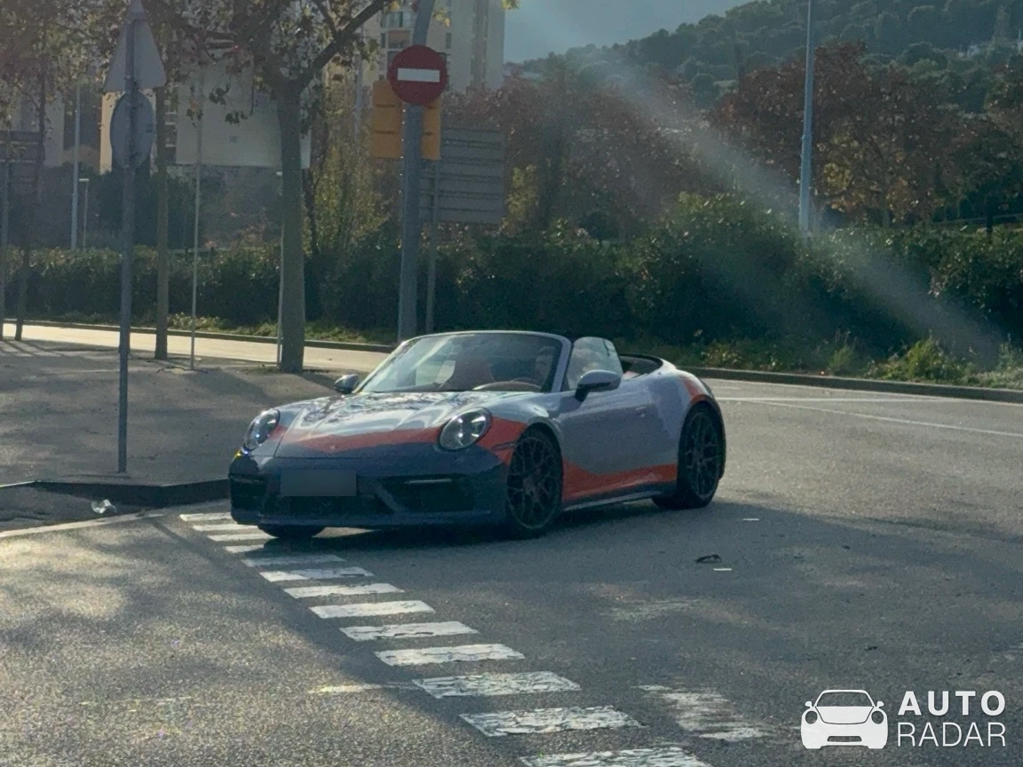 Porsche 992 Carrera S Cabriolet MkI spotted in Barcelona, Spain