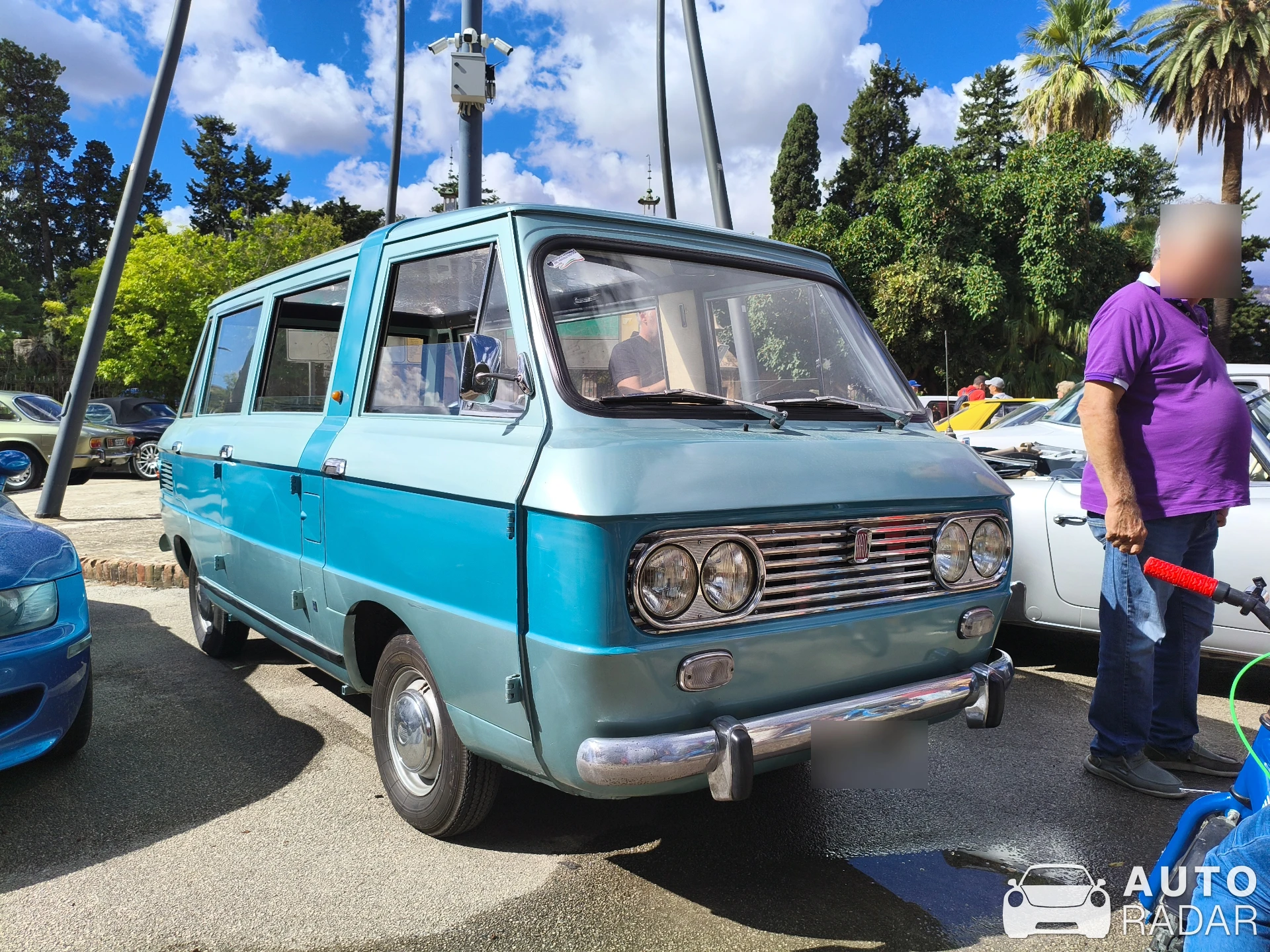 Fiat 600 D spotted in Palermo, Italy