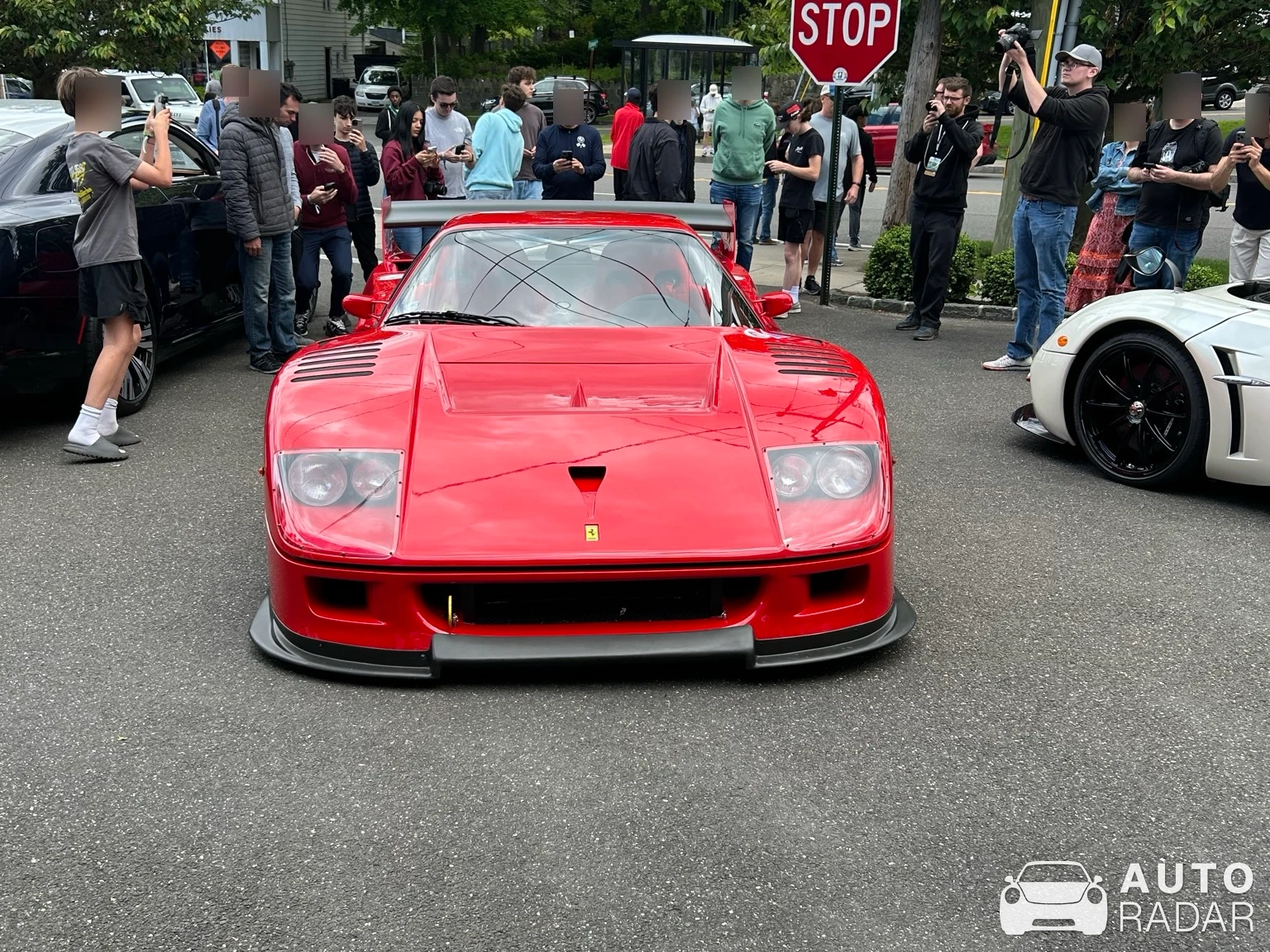 Ferrari F40 GTE spotted in Greenwich