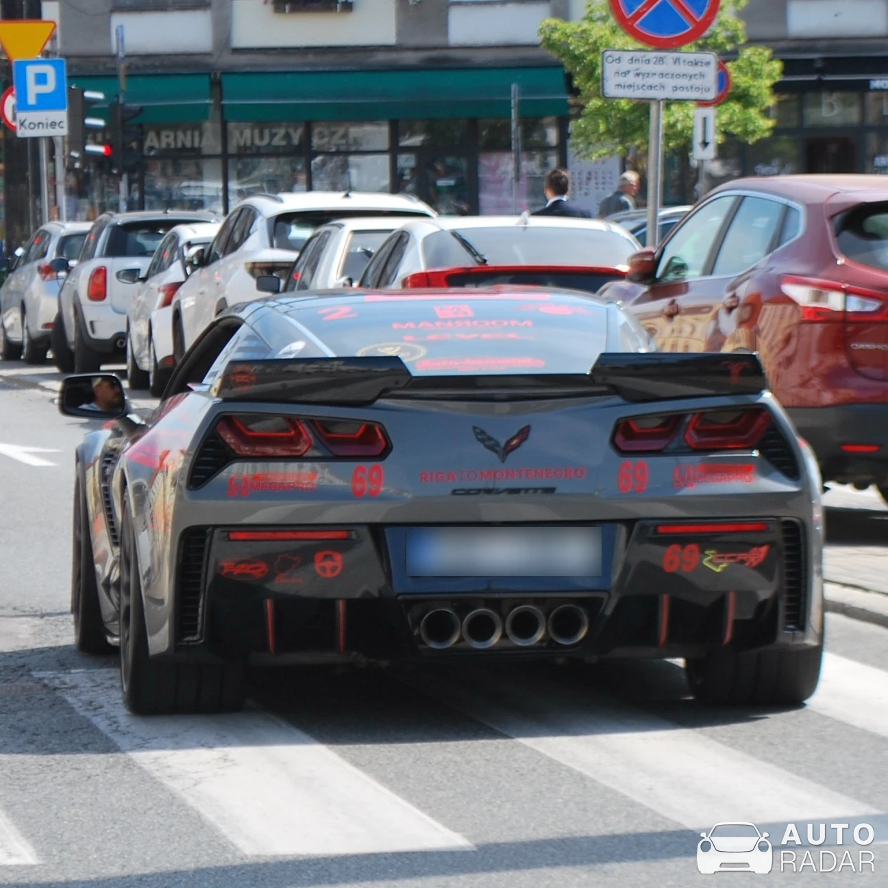 Chevrolet Corvette C7 Z06 spotted in Warszawa, Poland