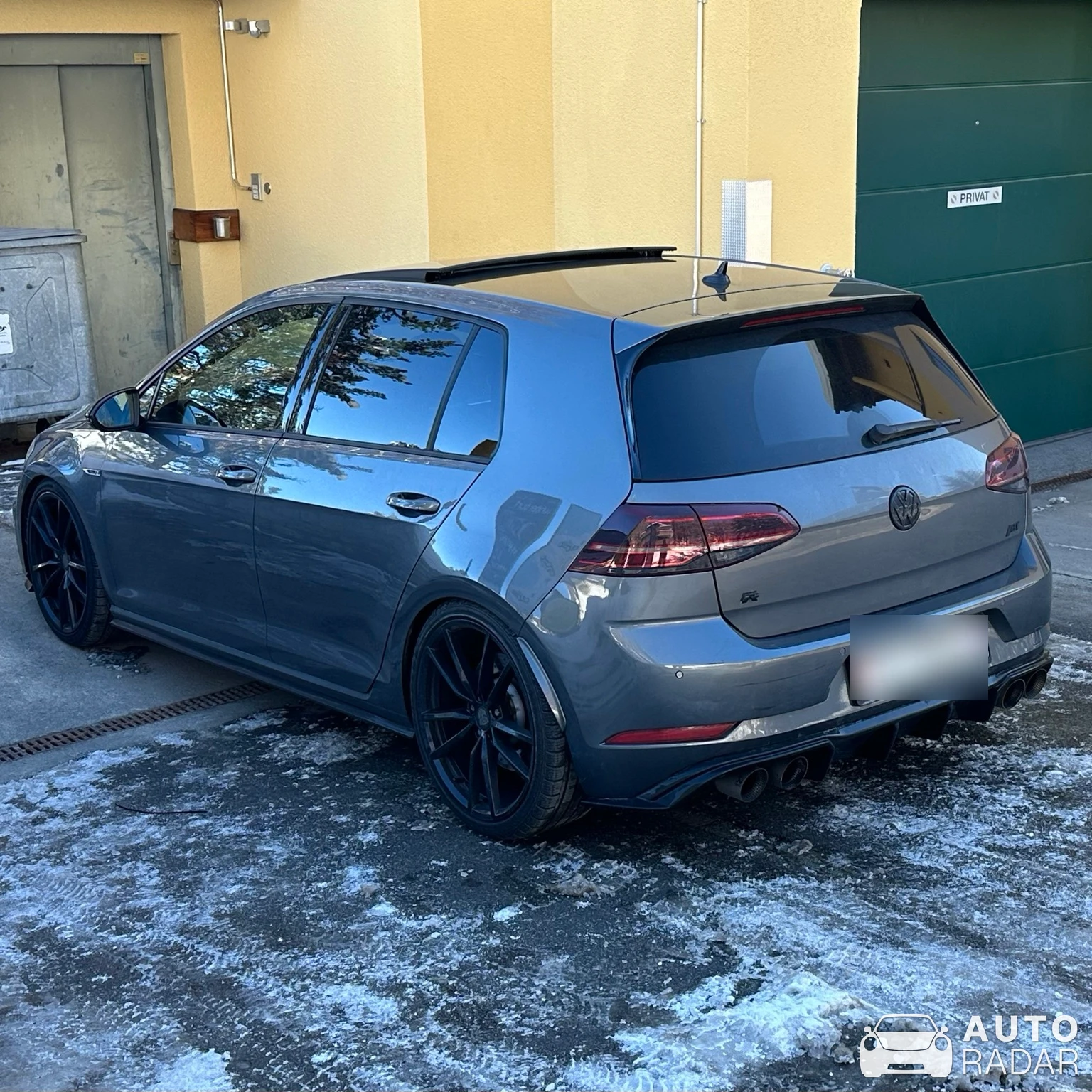 Volkswagen Golf R ABT MkVII spotted in Sankt Moritz