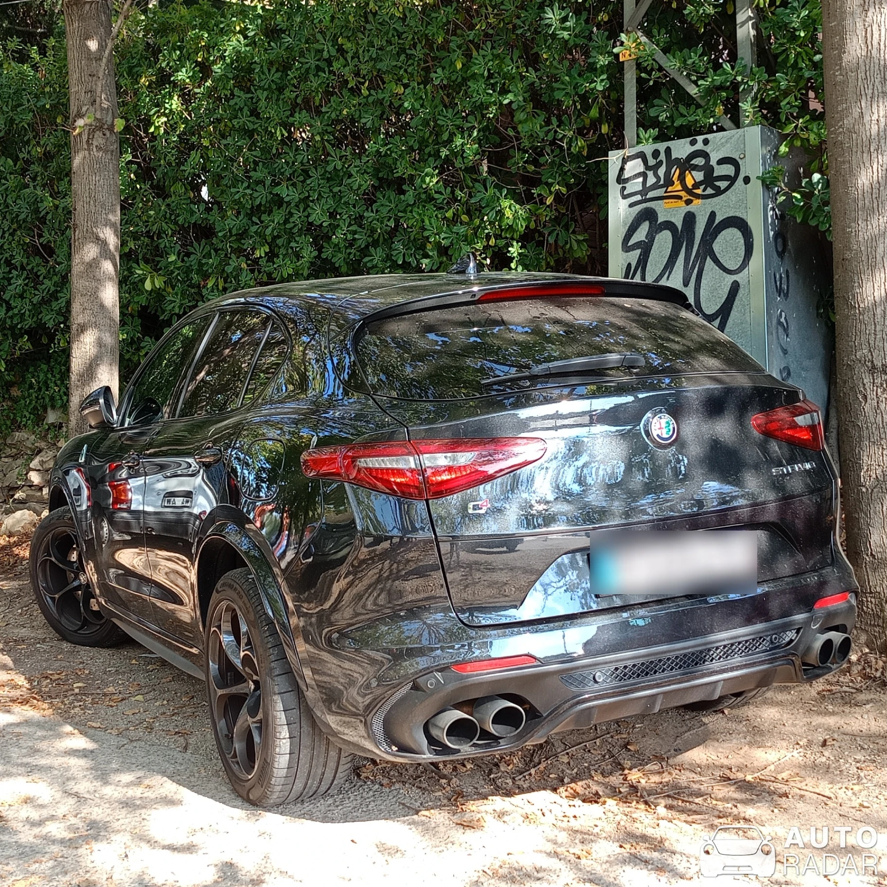 Alfa Romeo Stelvio Quadrifoglio spotted in Girona, Spain