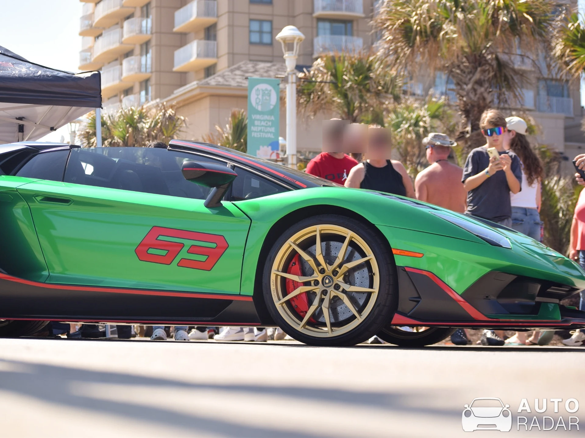 Lamborghini Aventador LP770-4 SVJ 63 Roadster spotted in Virginia Beach