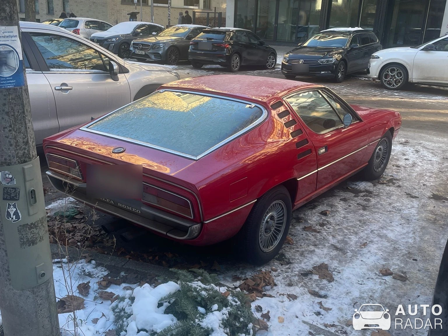 Alfa Romeo Montreal spotted in Davos, Switzerland