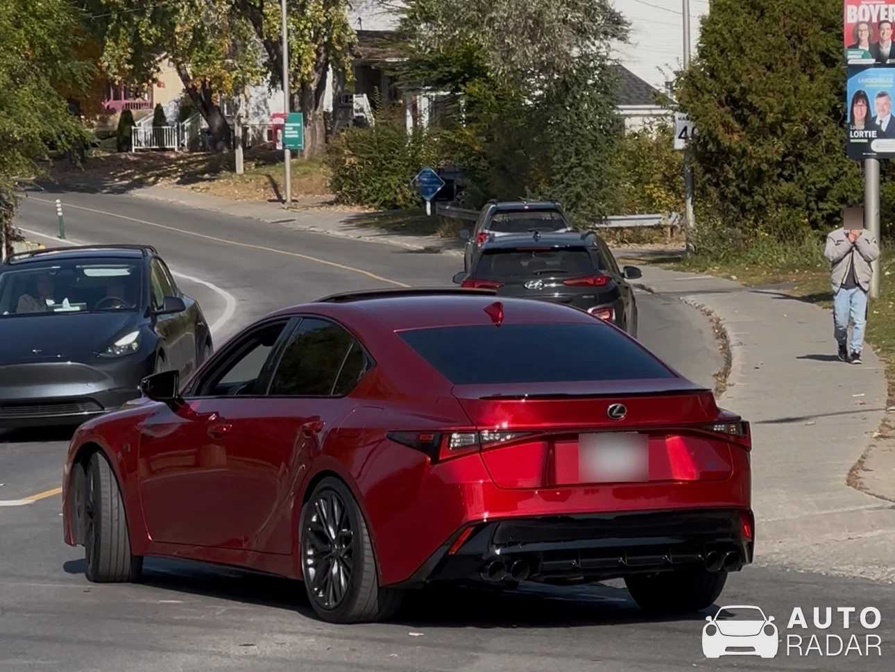Lexus IS 500 F SPORT spotted in Laval