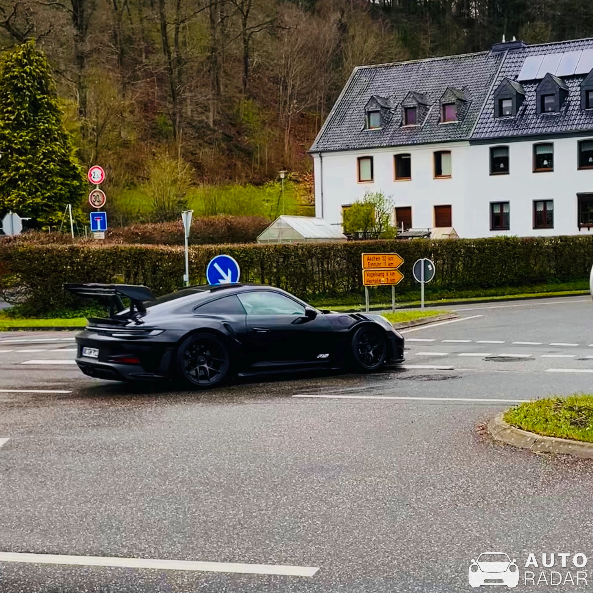 Porsche 992 GT3 RS MkI spotted in Schleiden