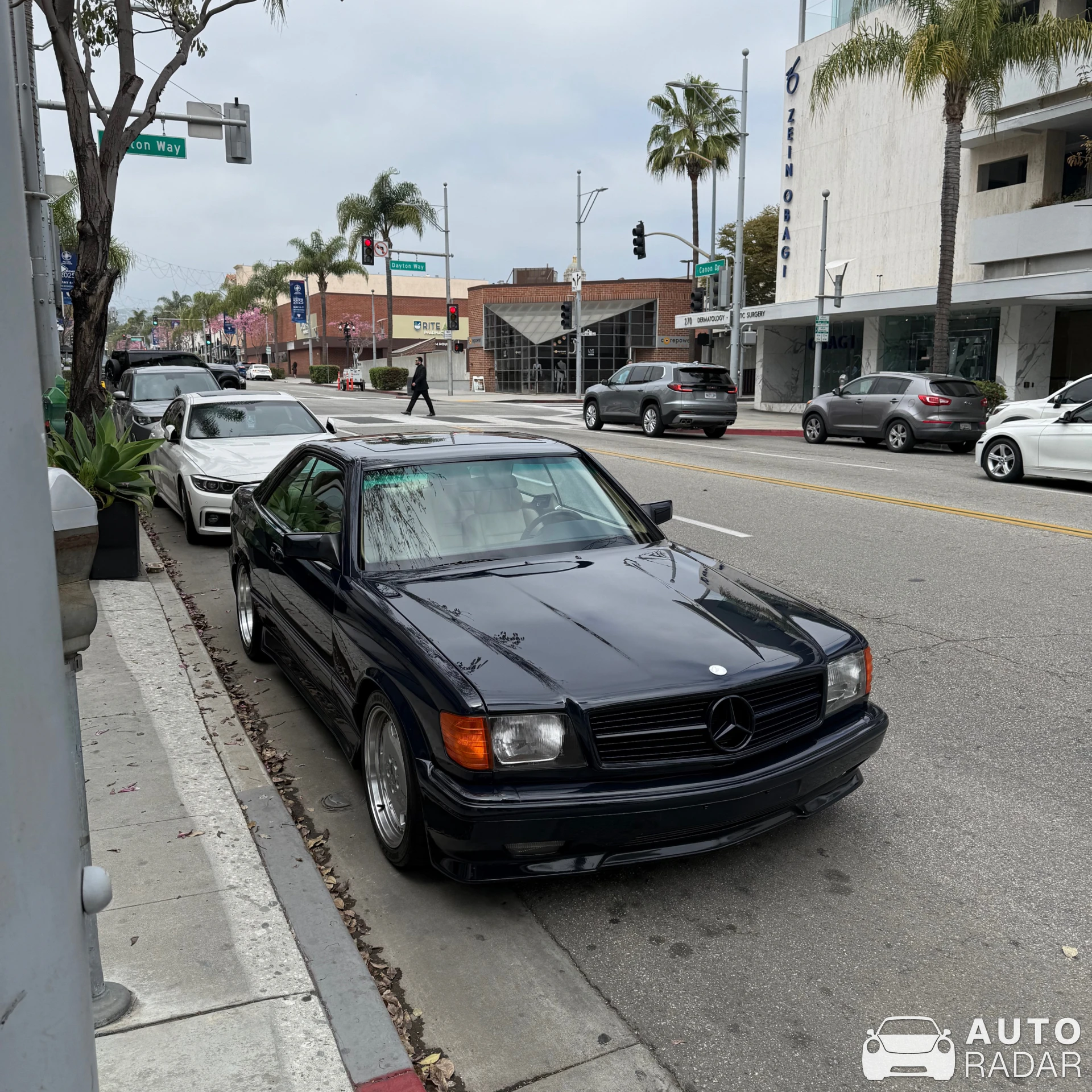 Mercedes-Benz 500 SEC AMG spotted in Beverly Hills