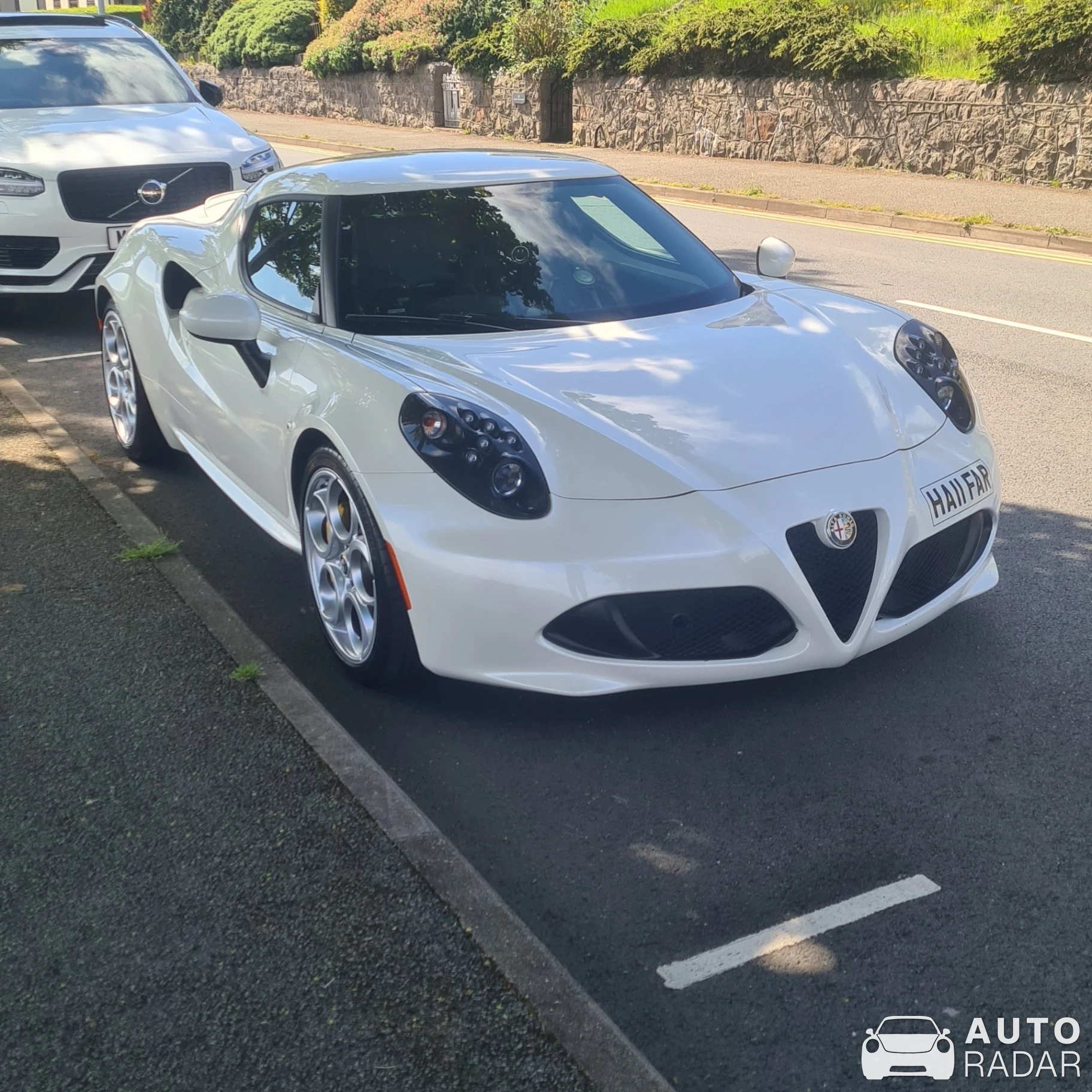 Alfa Romeo 4C Coupé spotted in Rhos on Sea, United Kingdom