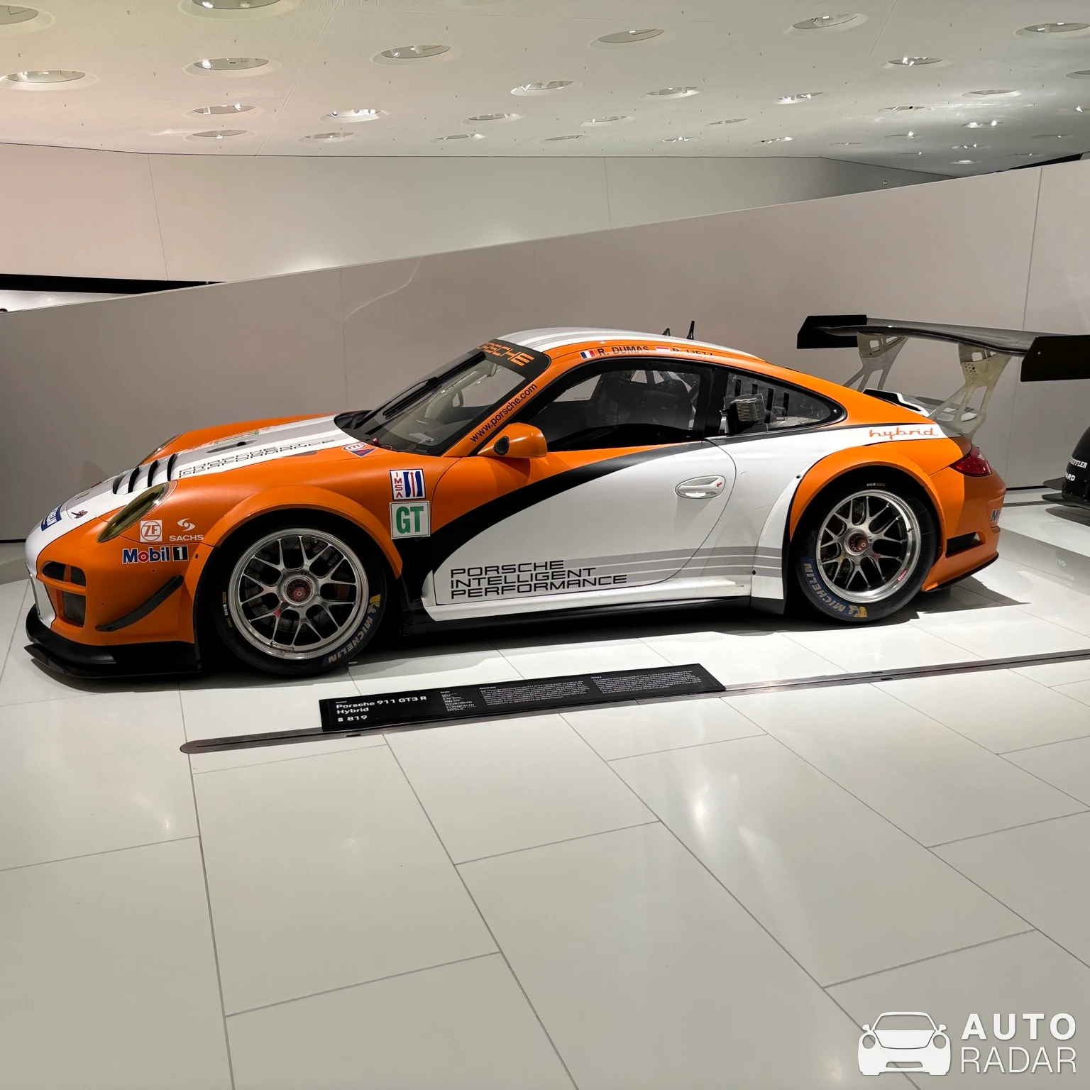 Porsche 997 GT3 R Hybrid spotted in Stuttgart