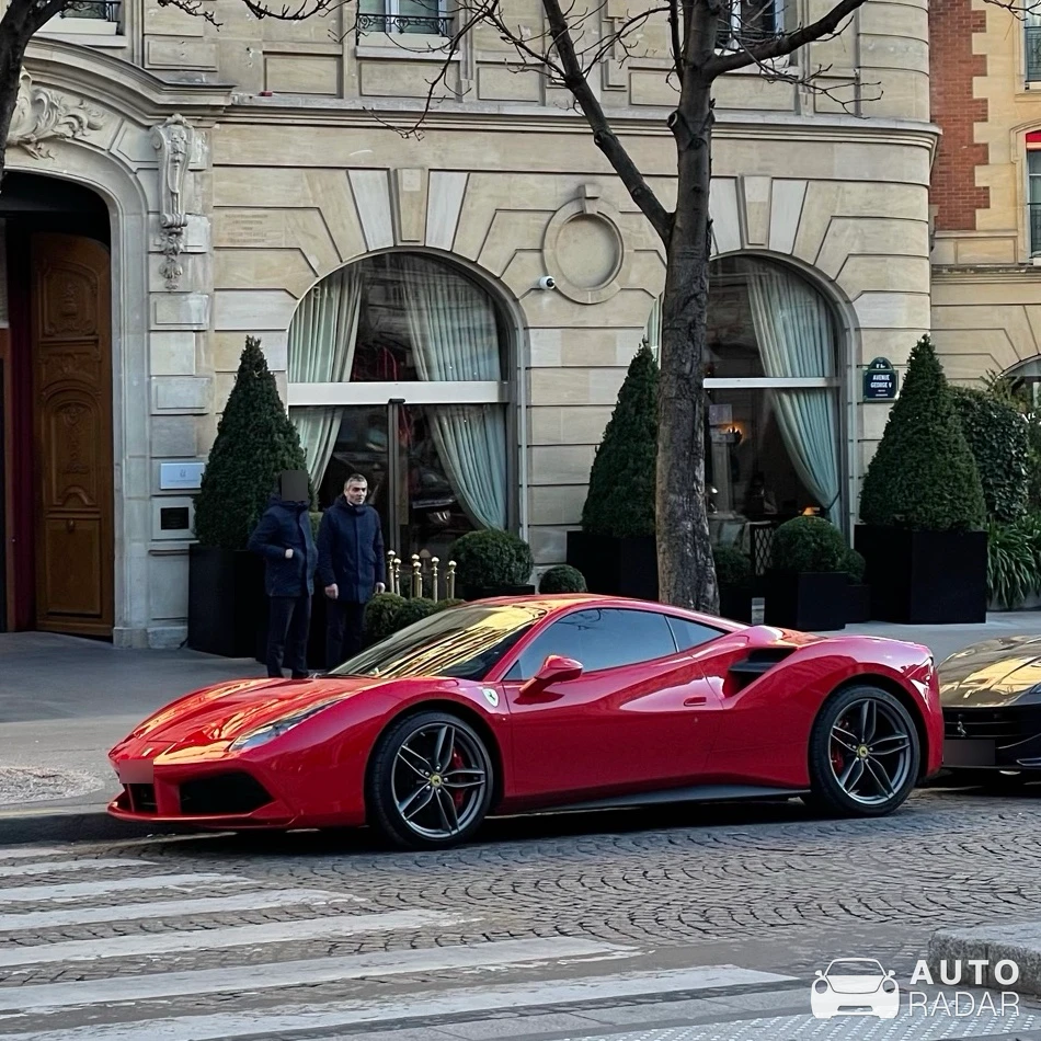 Ferrari 488 GTB spotted in Paris, France