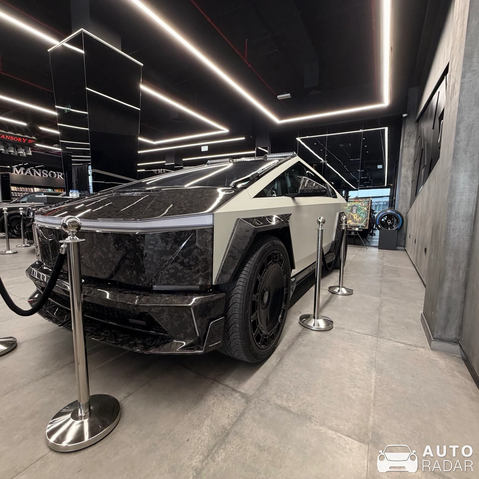 Tesla Mansory Elongation spotted in دبي