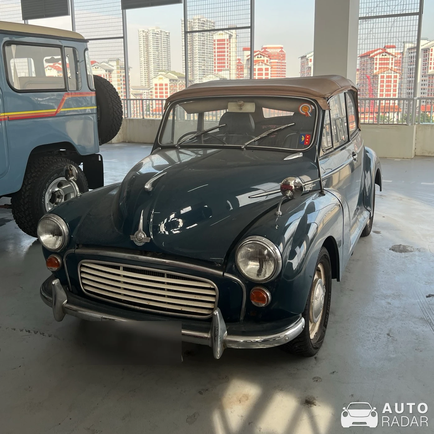 Morris Minor 1000 Cabriolet spotted in Singapore