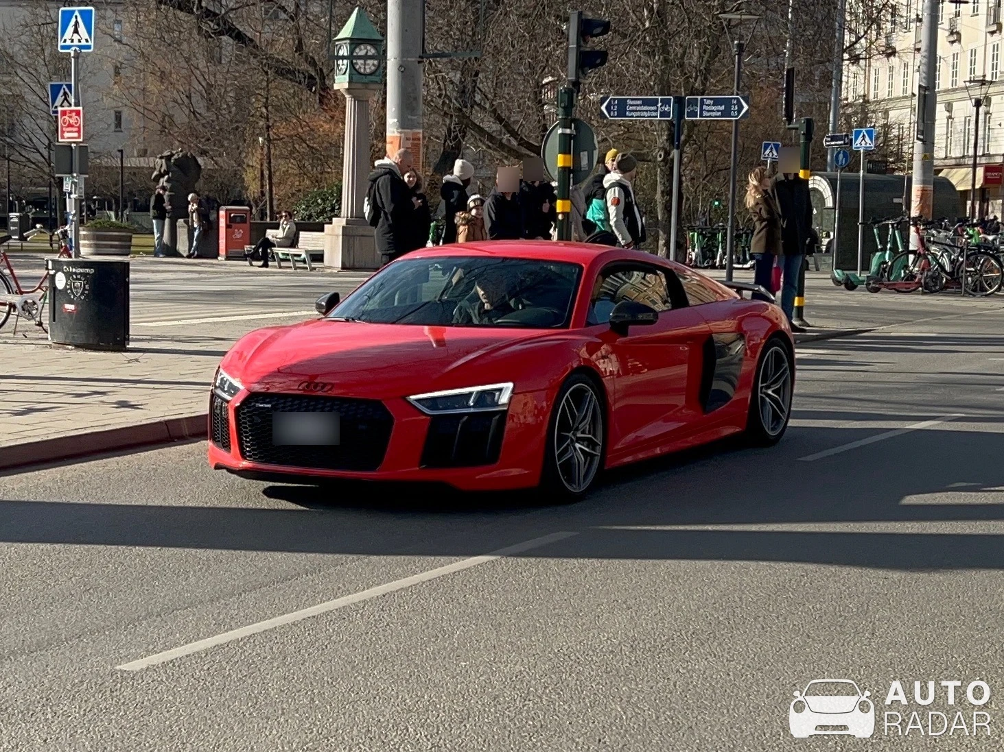 Audi R8 V10 2015 spotted