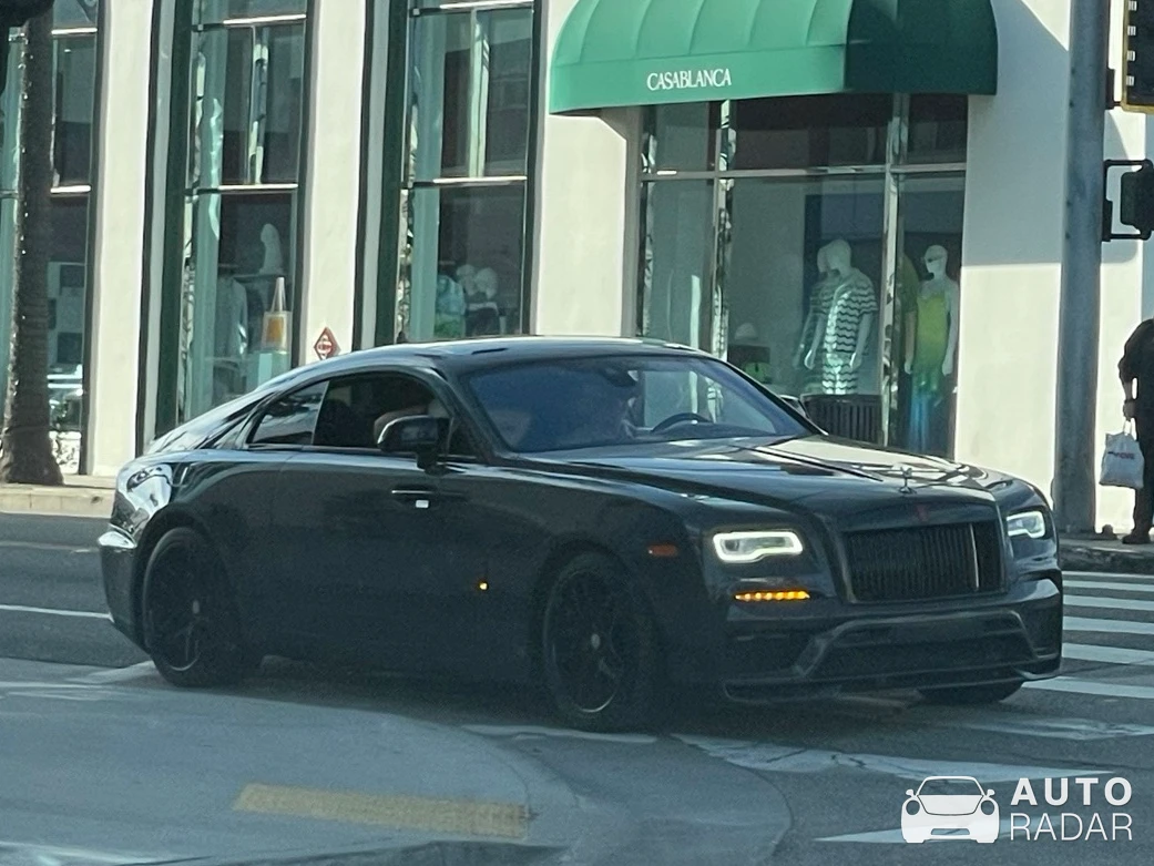 Rolls-Royce Wraith Black Badge Mansory spotted in Beverly Hills