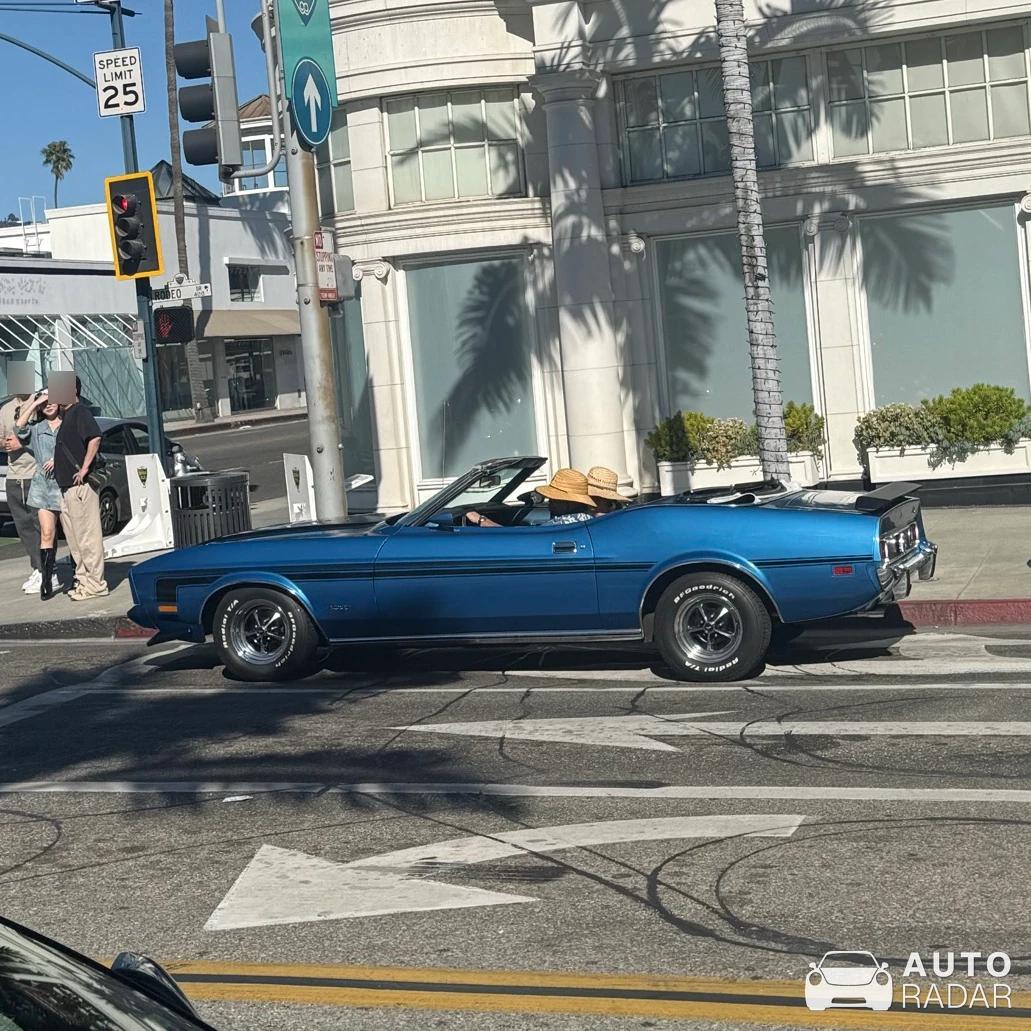 Ford Mustang Mach 1 Convertible spotted in Beverly Hills