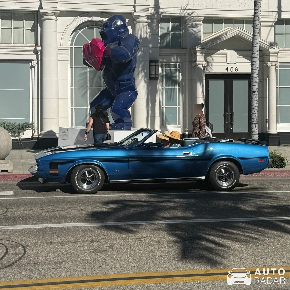 Ford Mustang Mach 1 Convertible spotted in Beverly Hills, United States