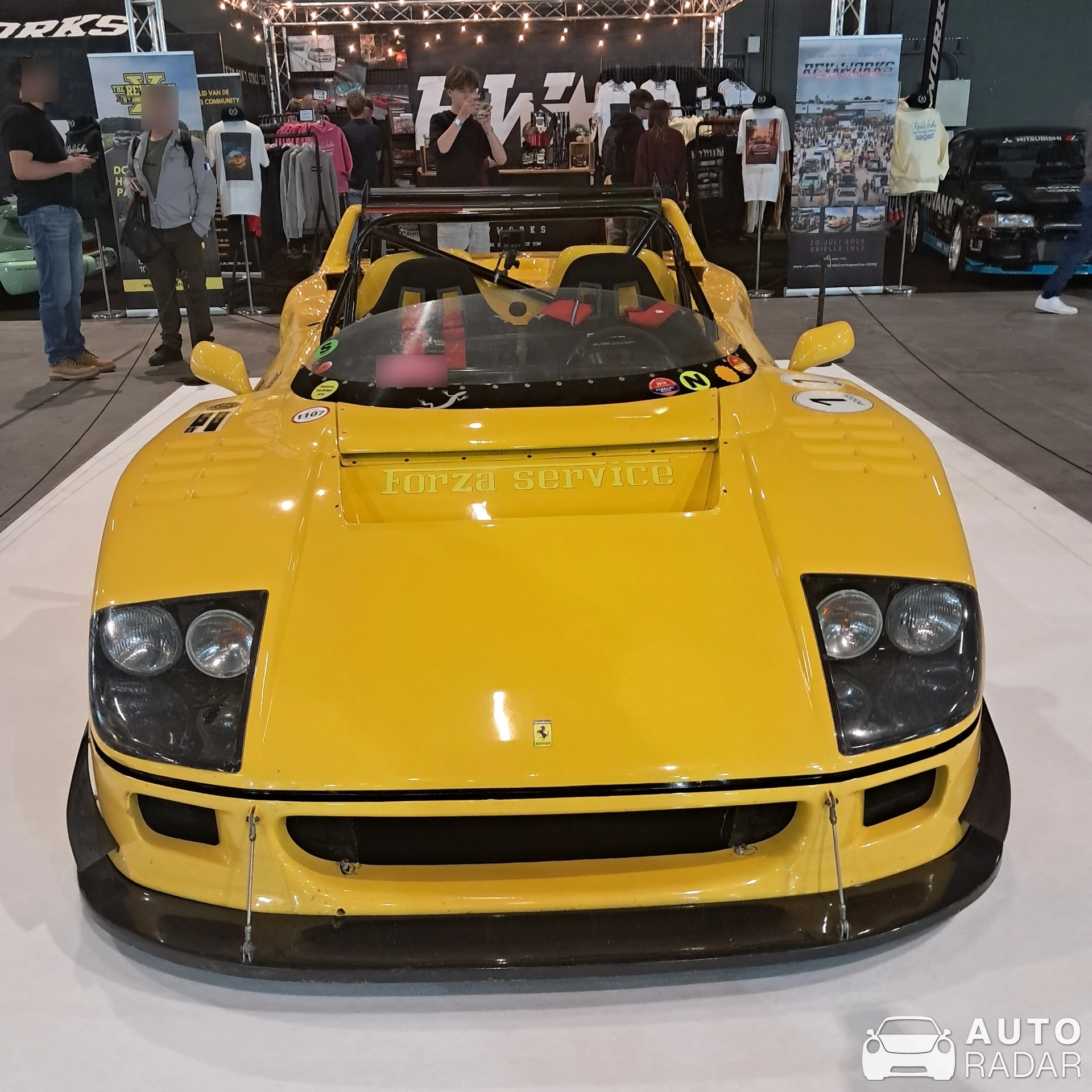 Ferrari F40 LM Barchetta spotted in Kortrijk