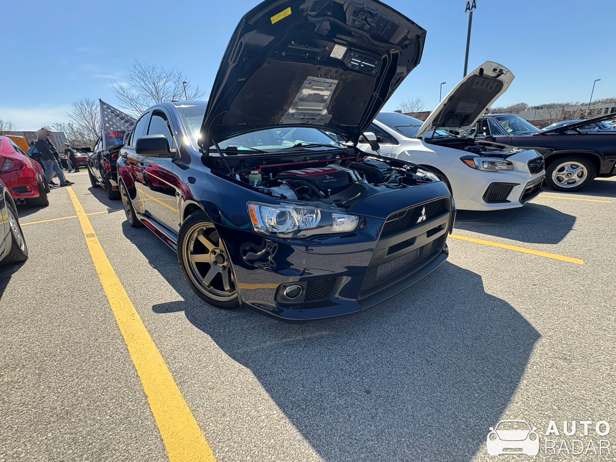 Mitsubishi Lancer Evolution X spotted in Bonduel