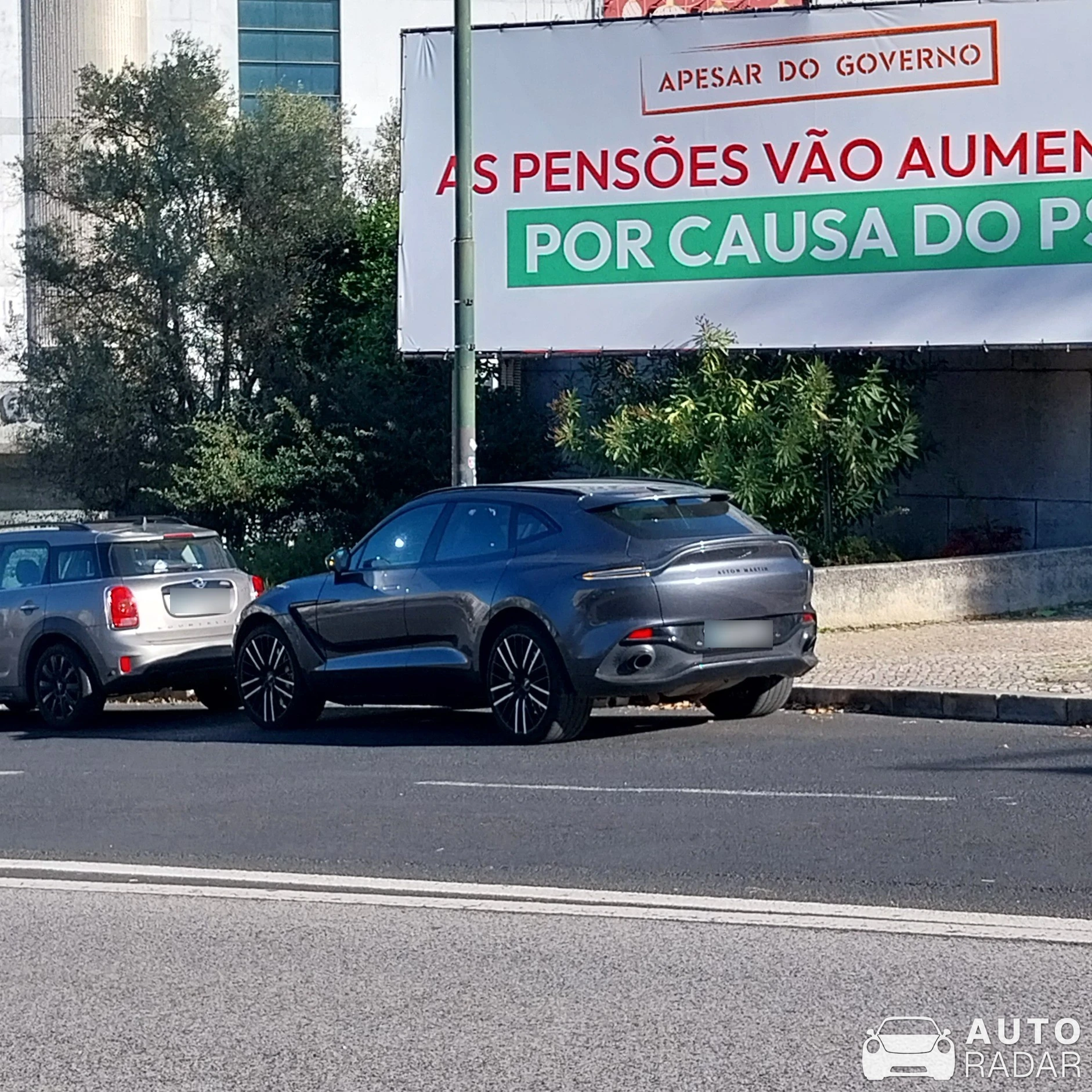 Aston Martin DBX spotted in Lisboa, Portugal