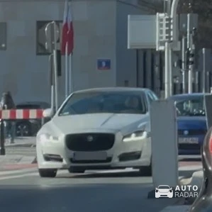 Jaguar XJ spotted in Warsaw, Poland