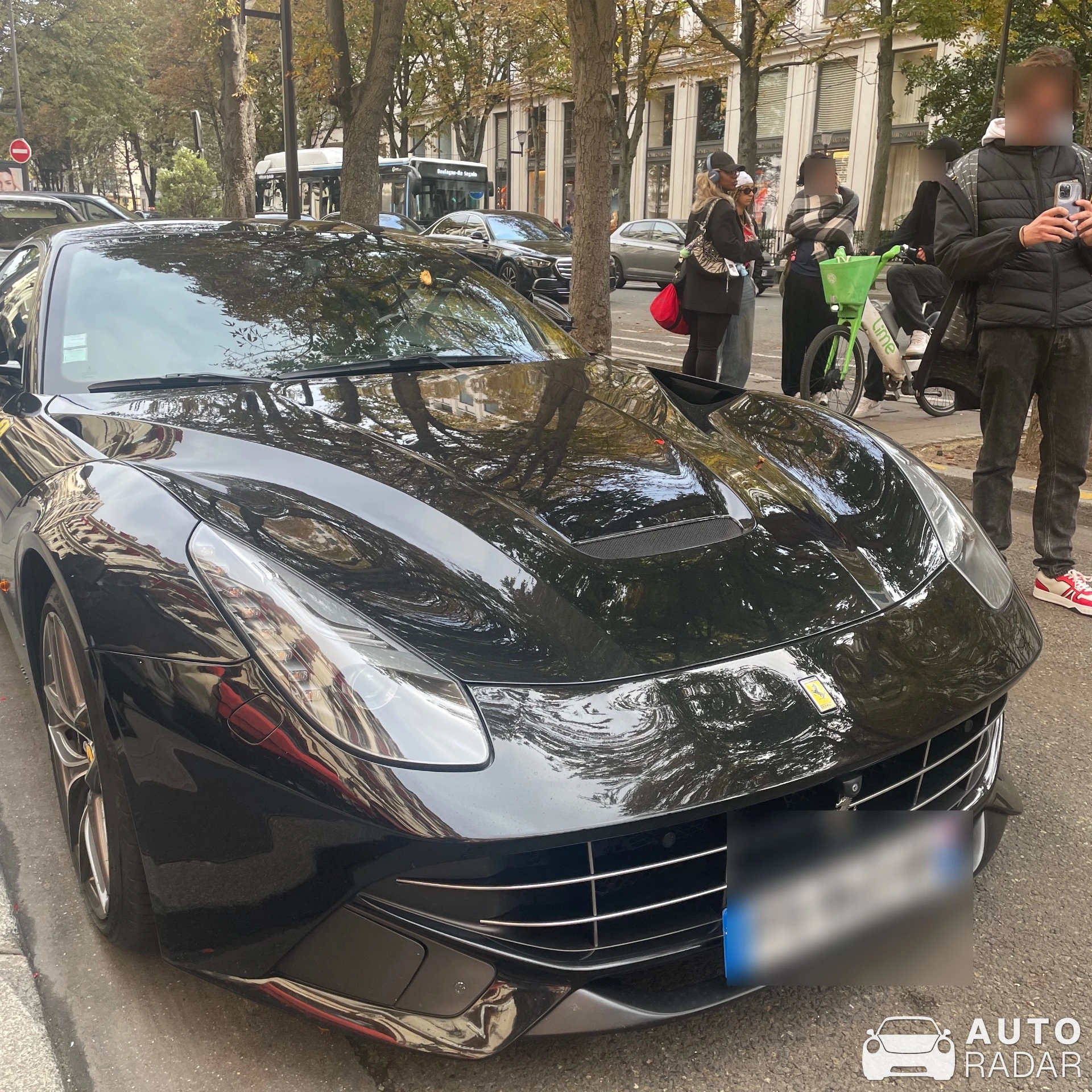 Ferrari F12berlinetta spotted in Paris, France