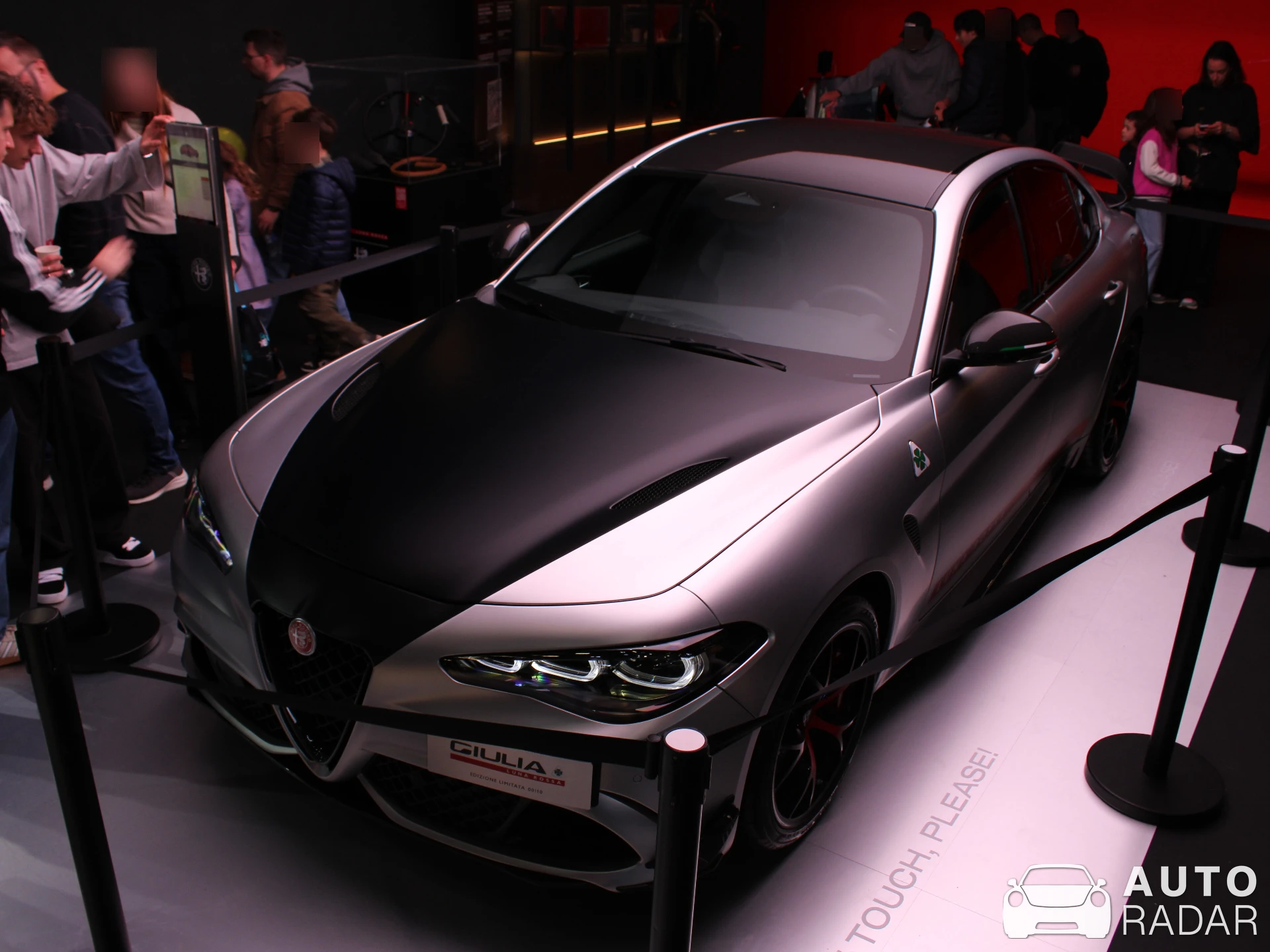Alfa Romeo Giulia Luna Rossa spotted in Brussels, Belgium