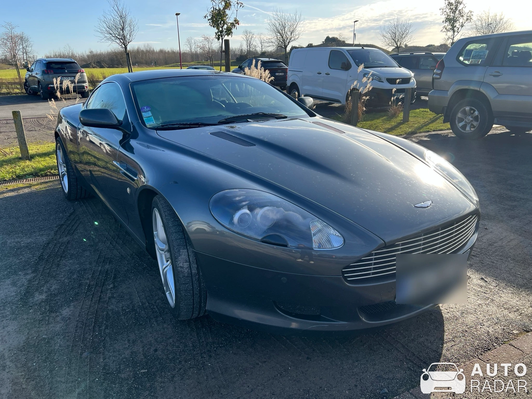 Aston Martin DB9 spotted in Mérignies, France