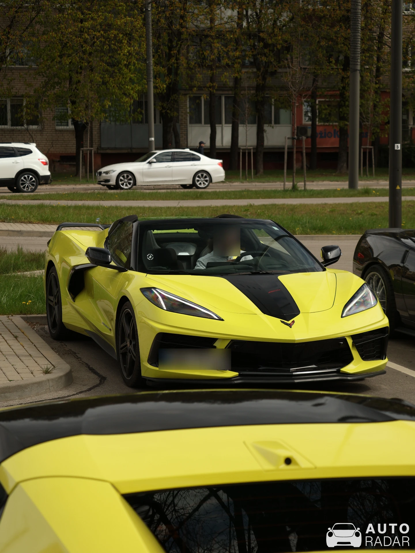Chevrolet Corvette C8 Stingray R spotted in Kaunas