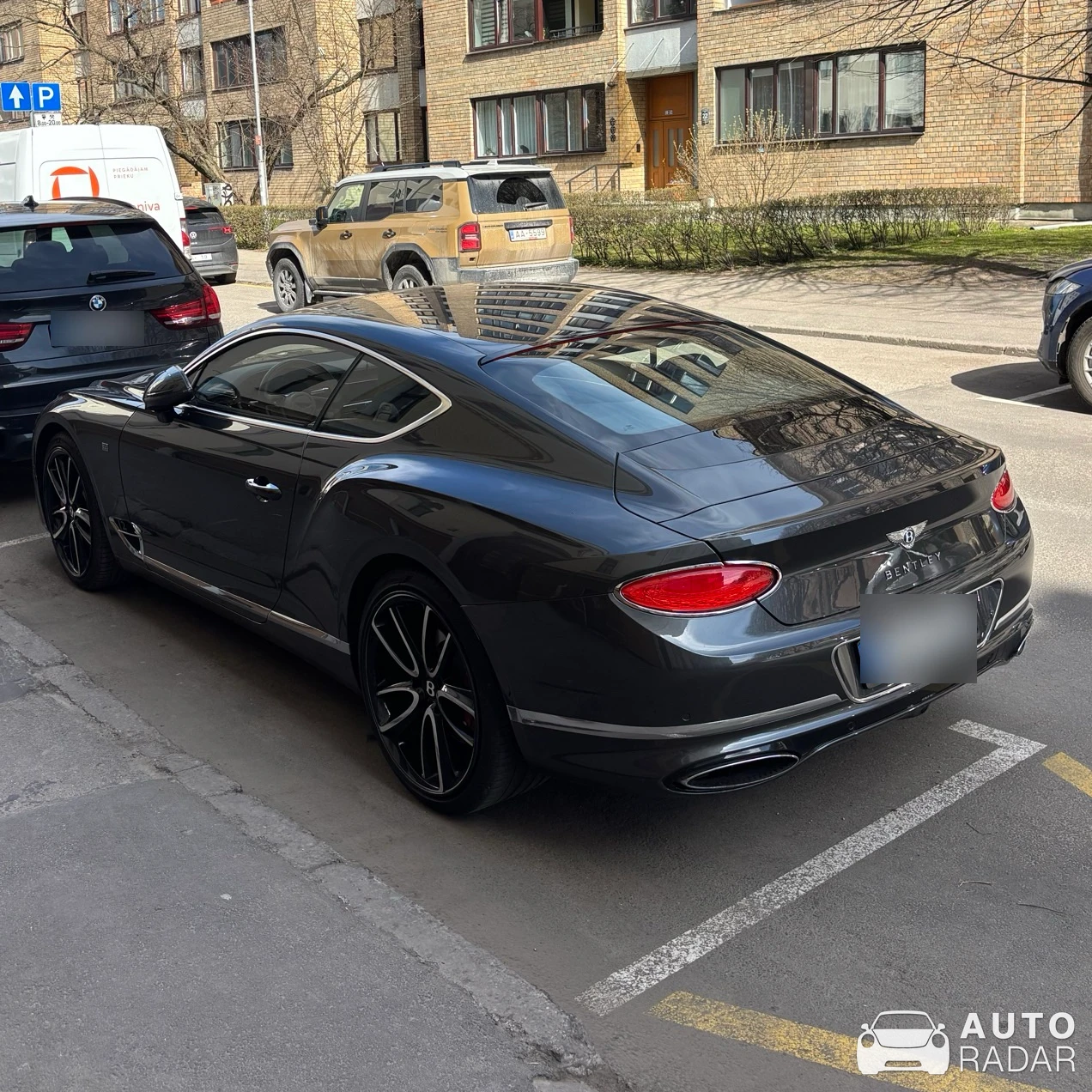 Bentley Continental GT W12 spotted in Rīga