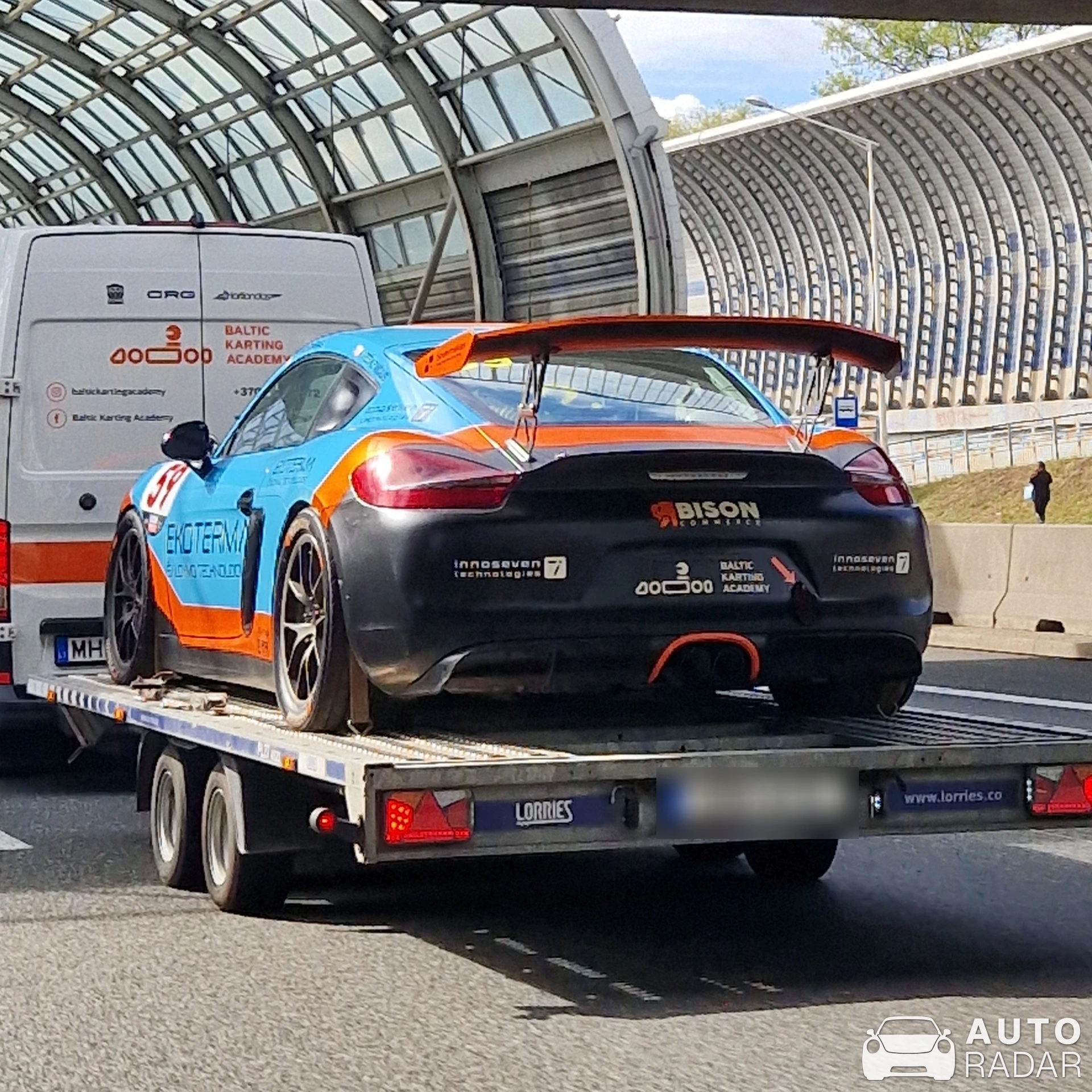 Porsche 981 Cayman GT4 Clubsport spotted in Warszawa, Poland
