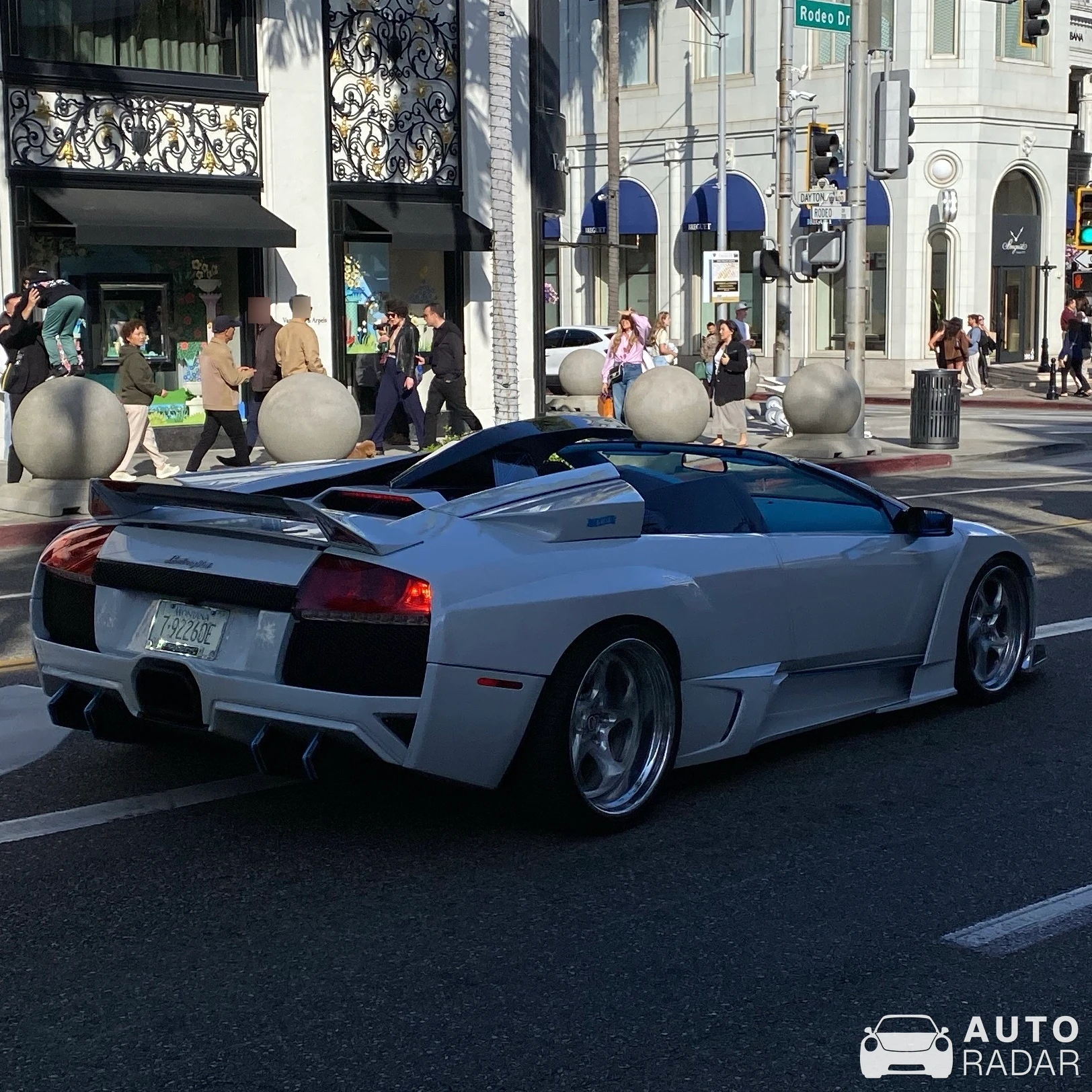 Lamborghini Murciélago LP640 Roadster S-KLUB WIDE spotted in Beverly Hills