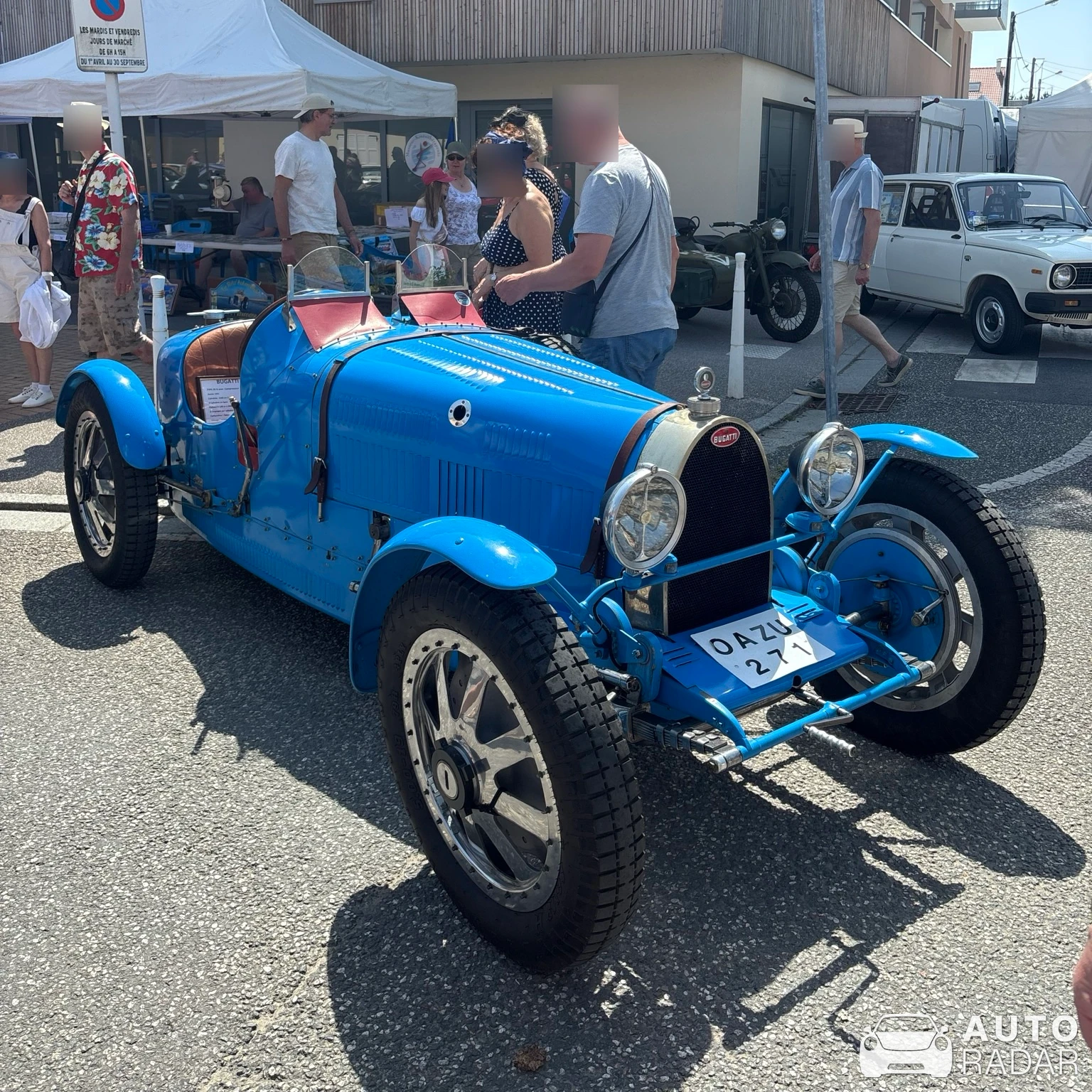 Bugatti Type 35 spotted in Fort-Mahon-Plage