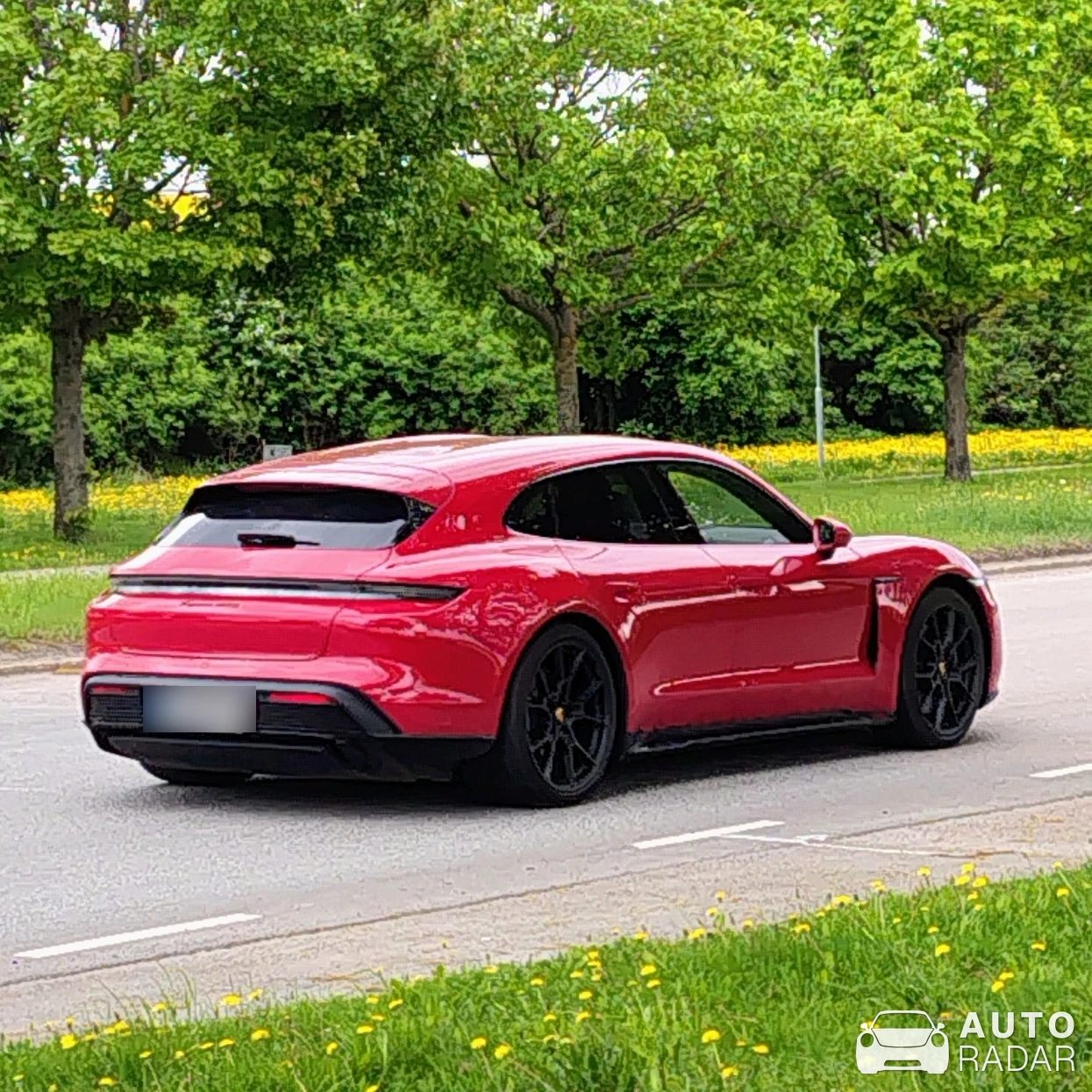 Porsche Taycan GTS Sport Turismo spotted in Uppsala
