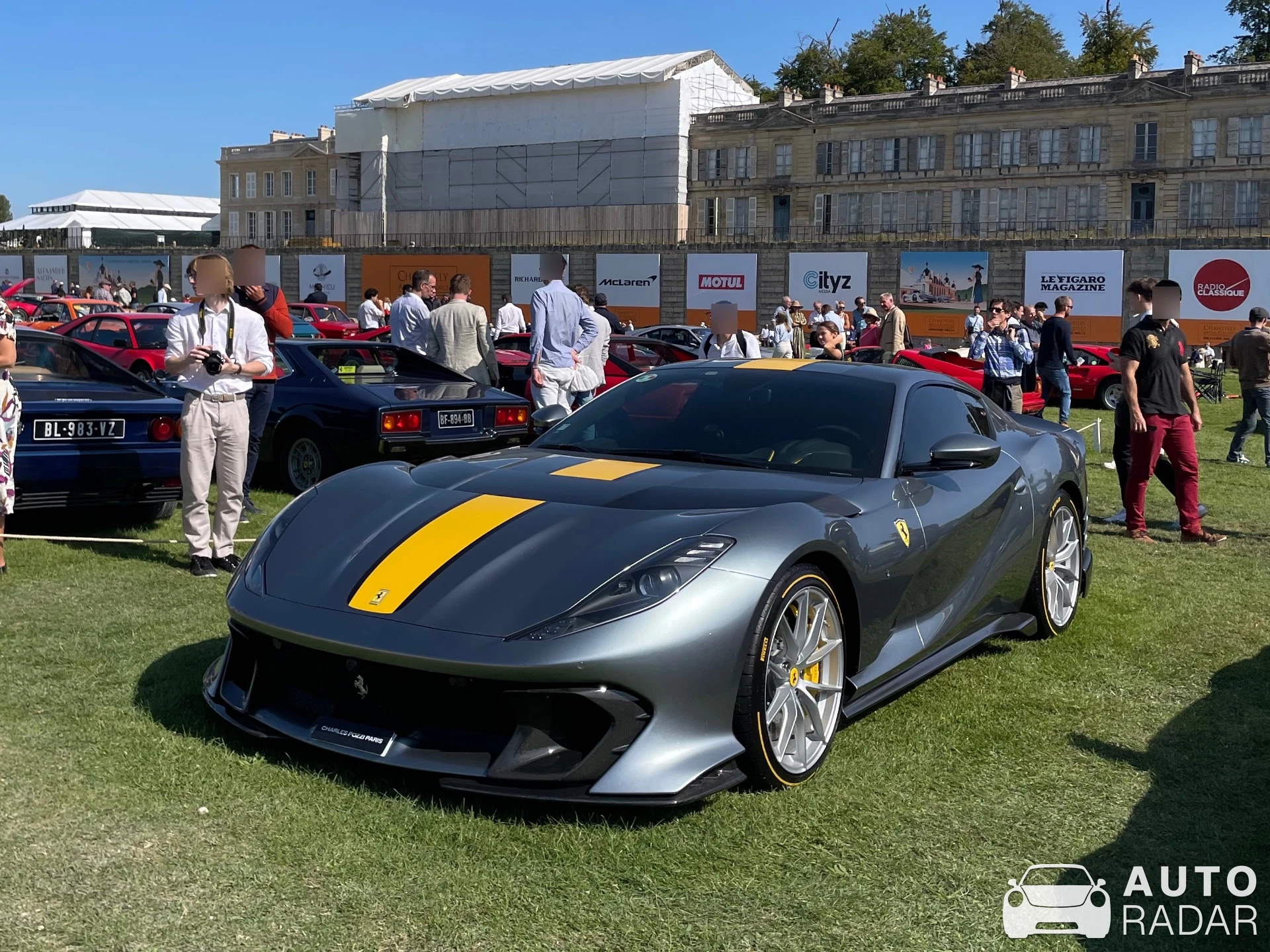 Ferrari 812 Competizione spotted in Chantilly, France
