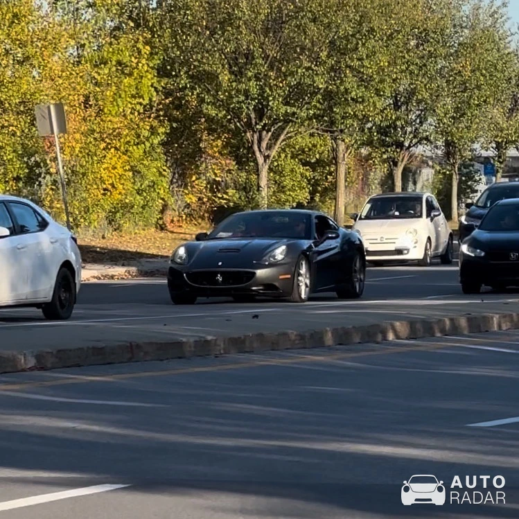 Ferrari California spotted in Terrebonne, Canada