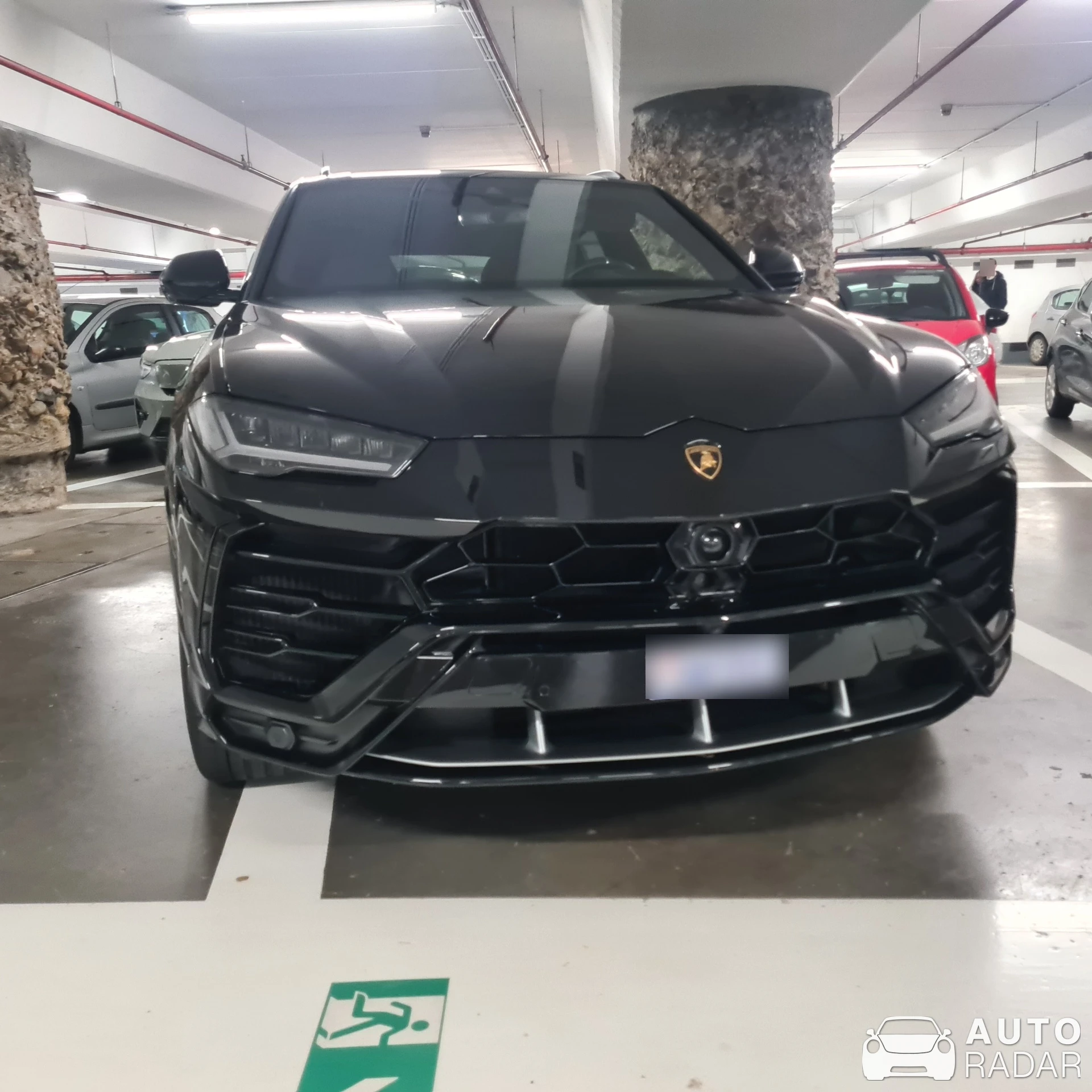 Lamborghini Urus spotted in Liège